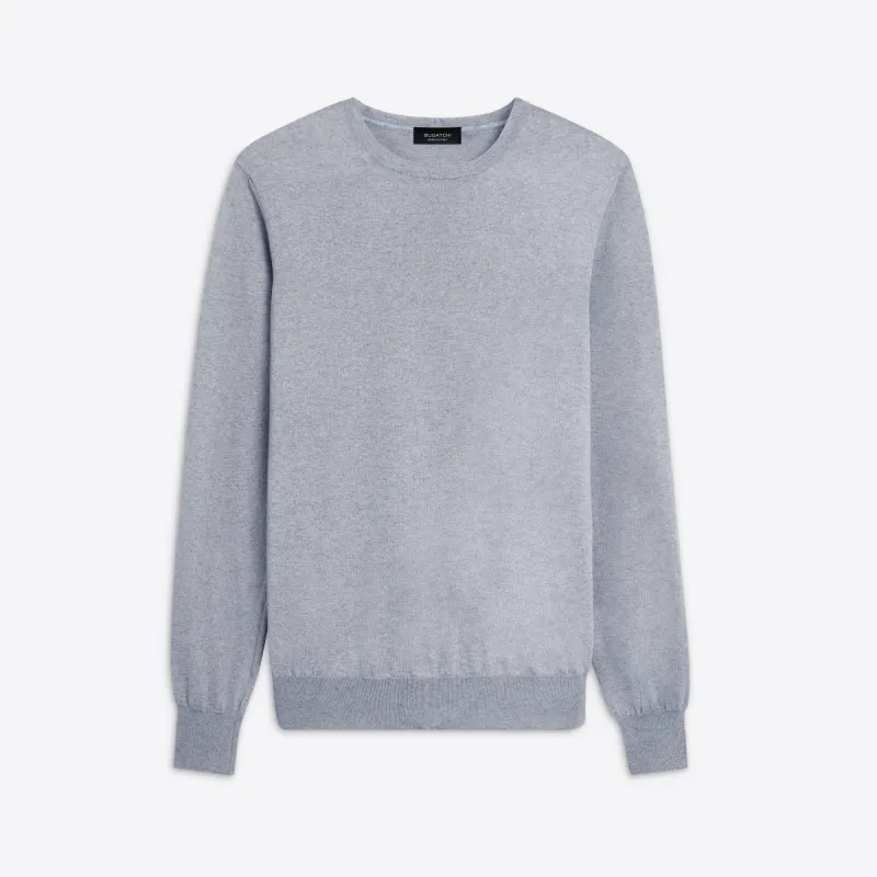 Crew Neck Melange Sweater sold by Bugatchi