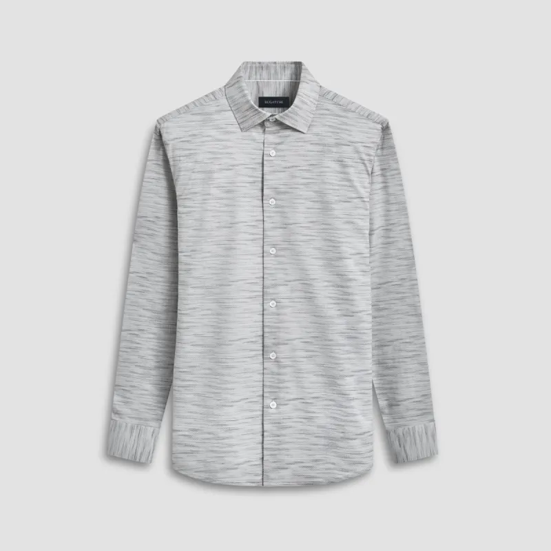 James Stitch Print OoohCotton Shirt sold by Bugatchi