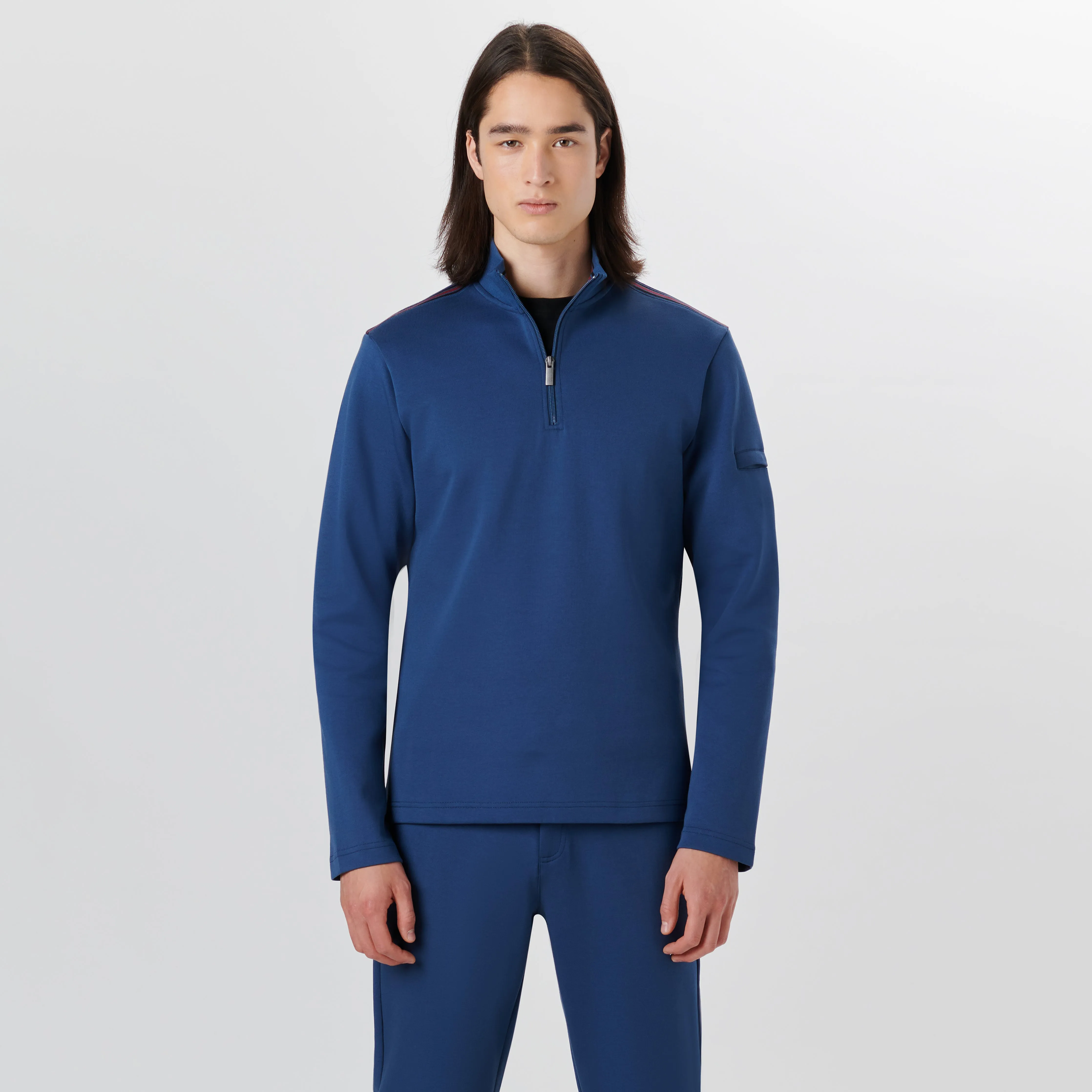 Quarter Zip Pullover Sweatshirt sold by Bugatchi product image thumbnail 2