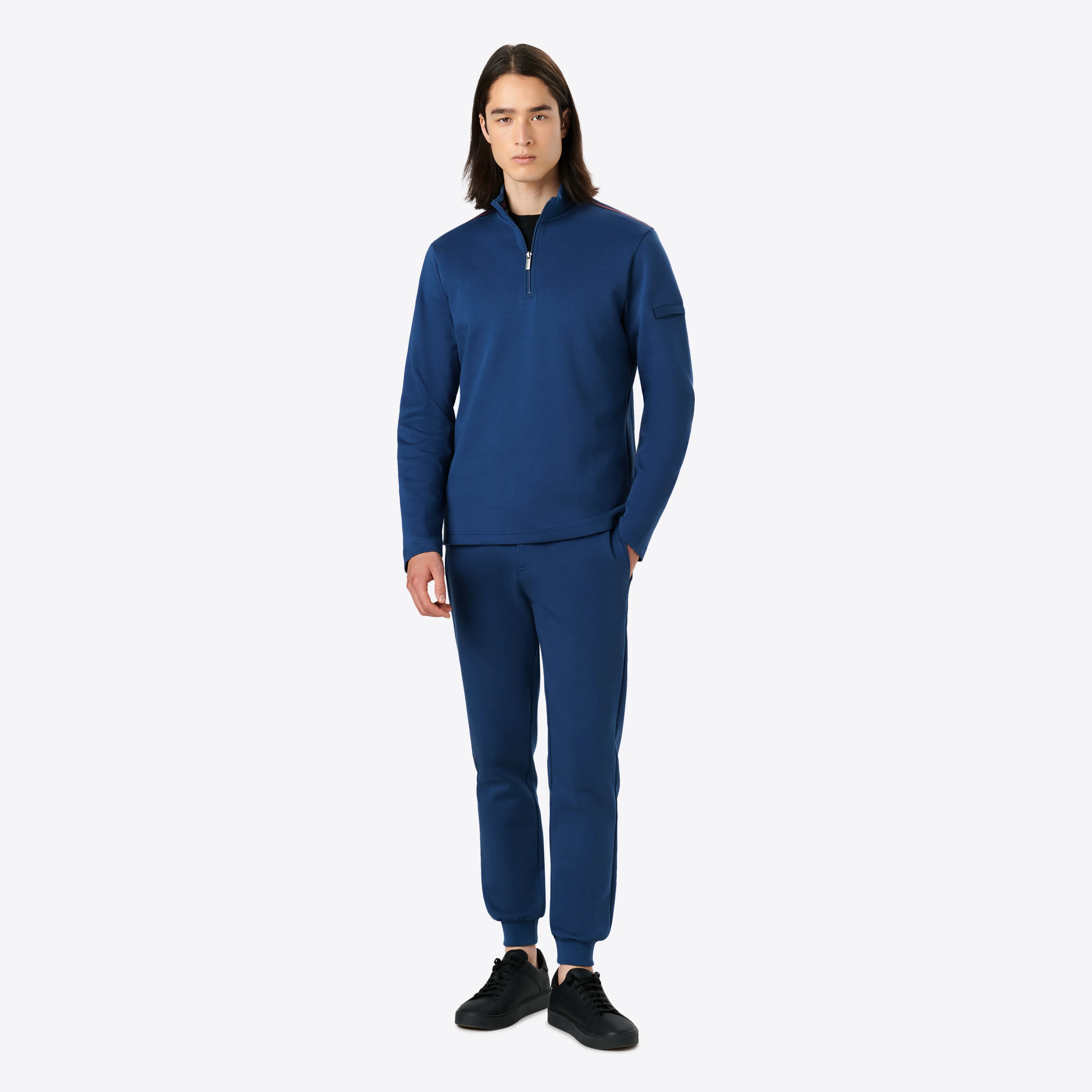 Quarter Zip Pullover Sweatshirt sold by Bugatchi product image thumbnail 5