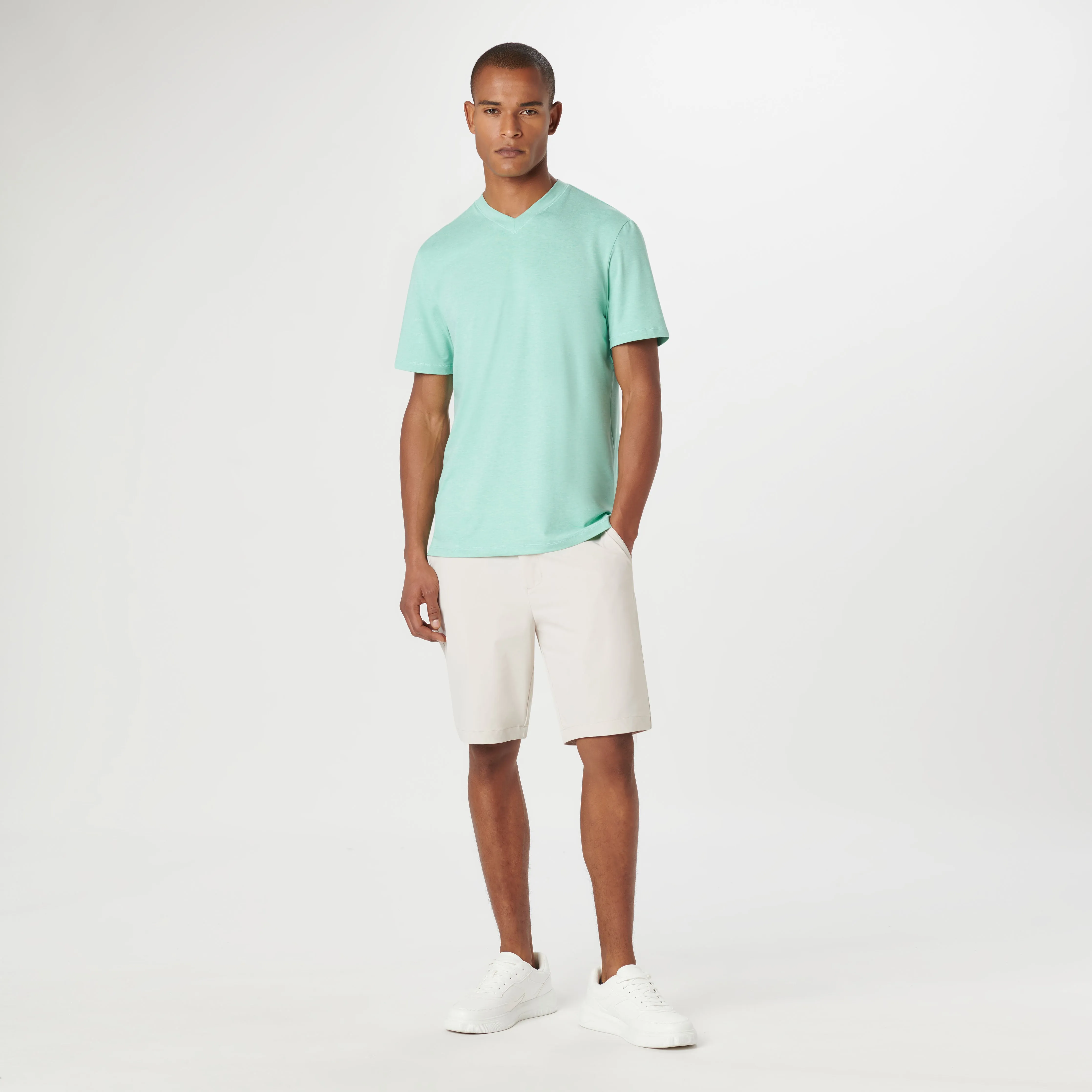 Ronan Performance V-Neck With SPF50+ sold by Bugatchi product image thumbnail 5