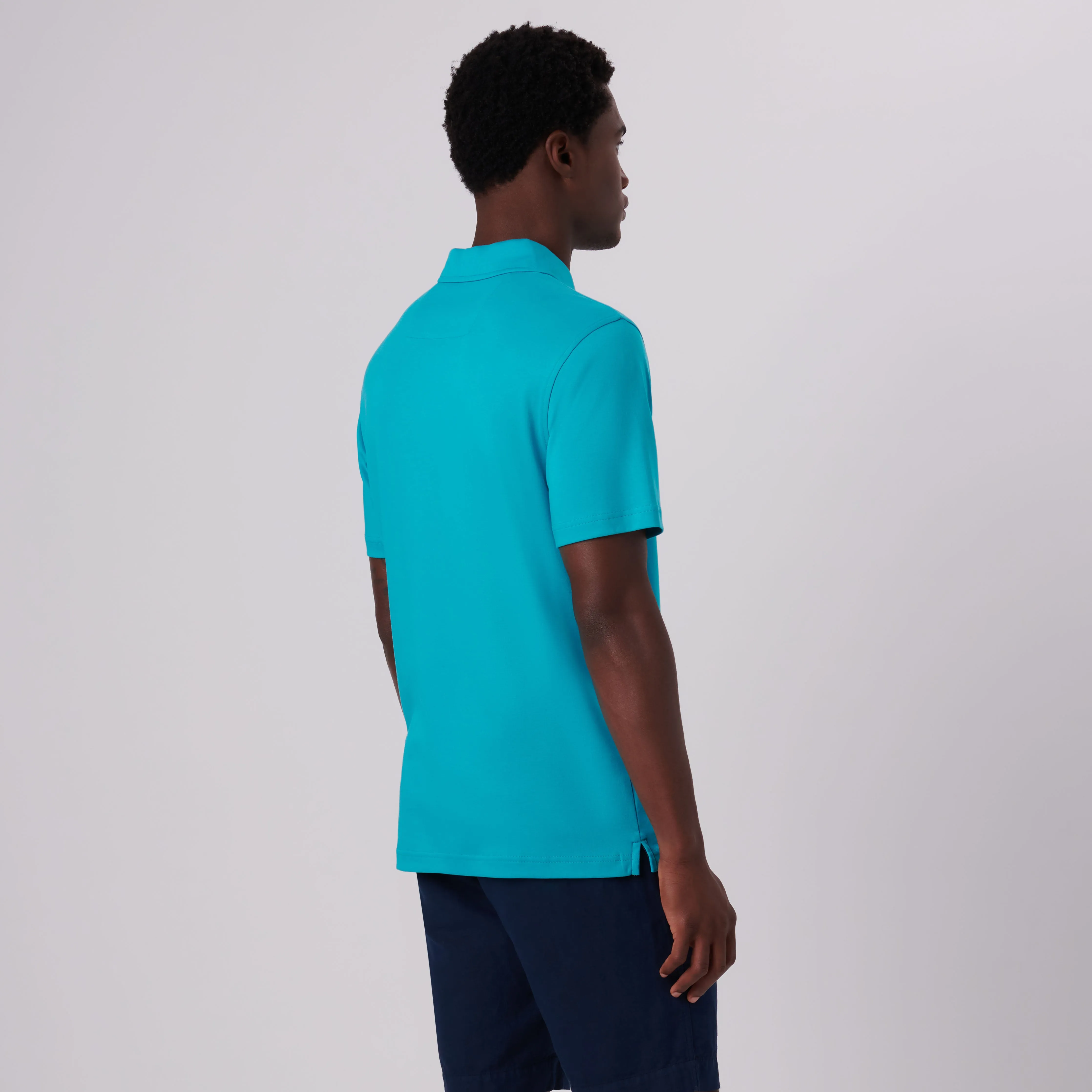 Solid Polo Shirt sold by Bugatchi product image thumbnail 4
