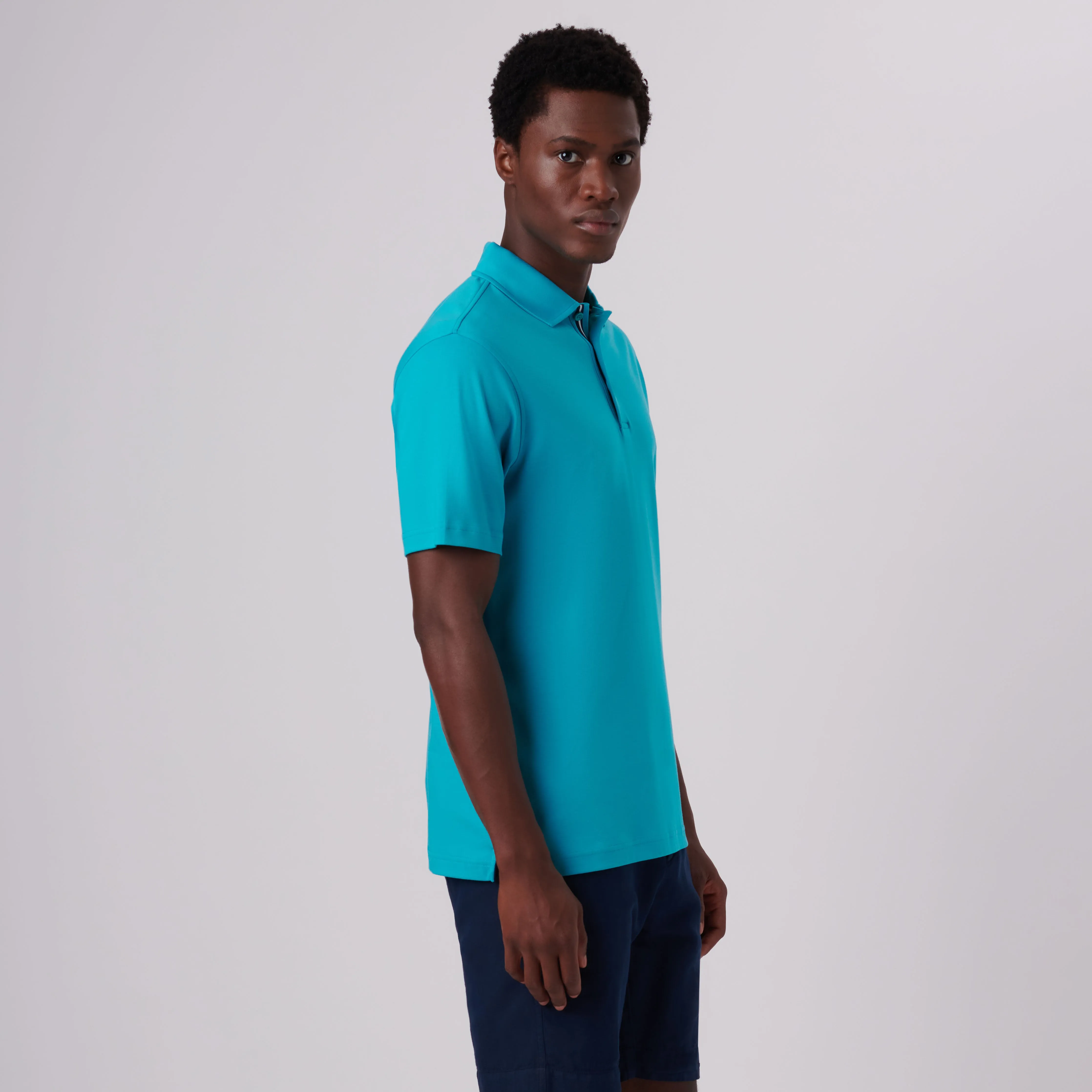 Solid Polo Shirt sold by Bugatchi product image thumbnail 3