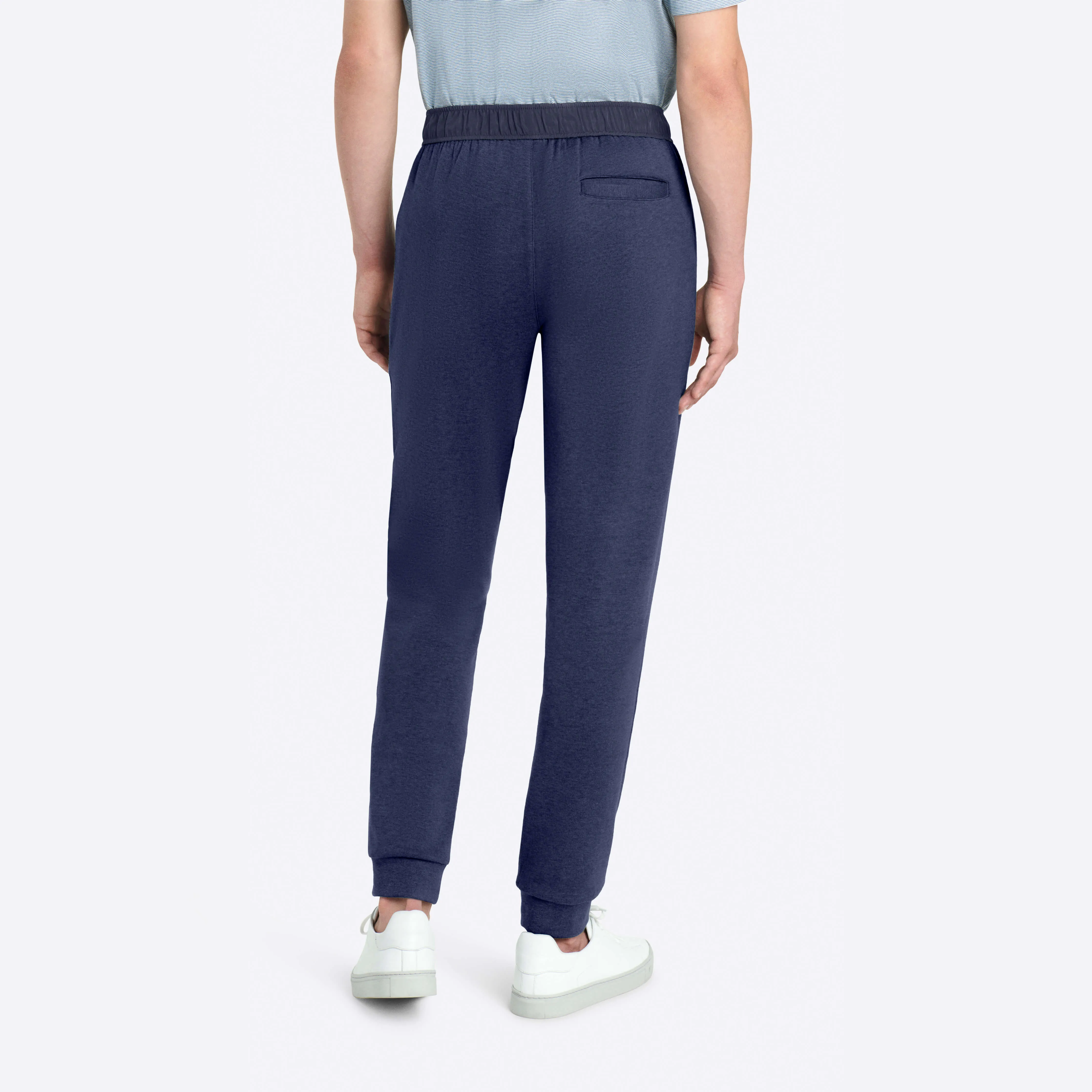 Comfort Solid Heather Drawstring Pant sold by Bugatchi product image thumbnail 4