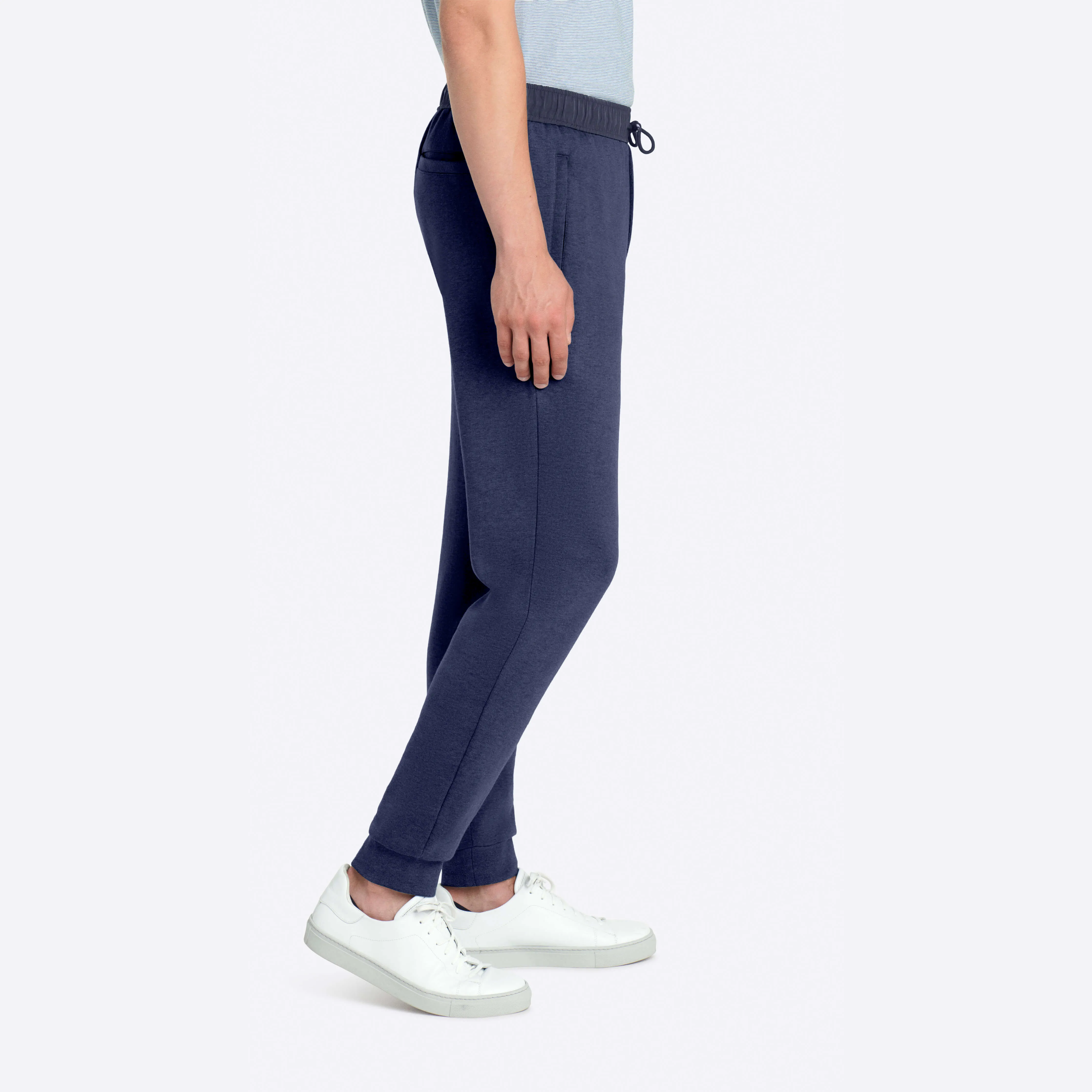 Comfort Solid Heather Drawstring Pant sold by Bugatchi product image thumbnail 3