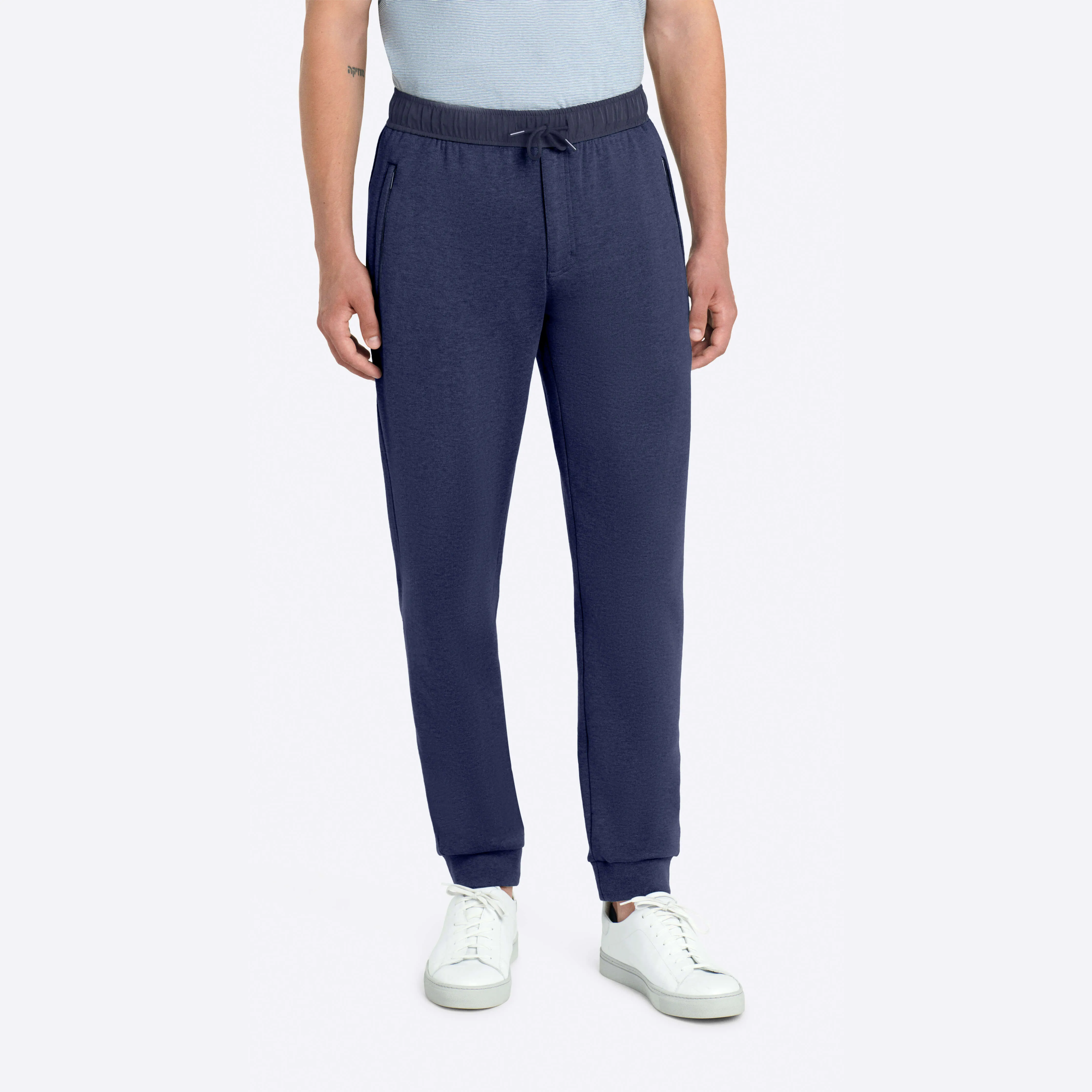 Comfort Solid Heather Drawstring Pant sold by Bugatchi product image thumbnail 2