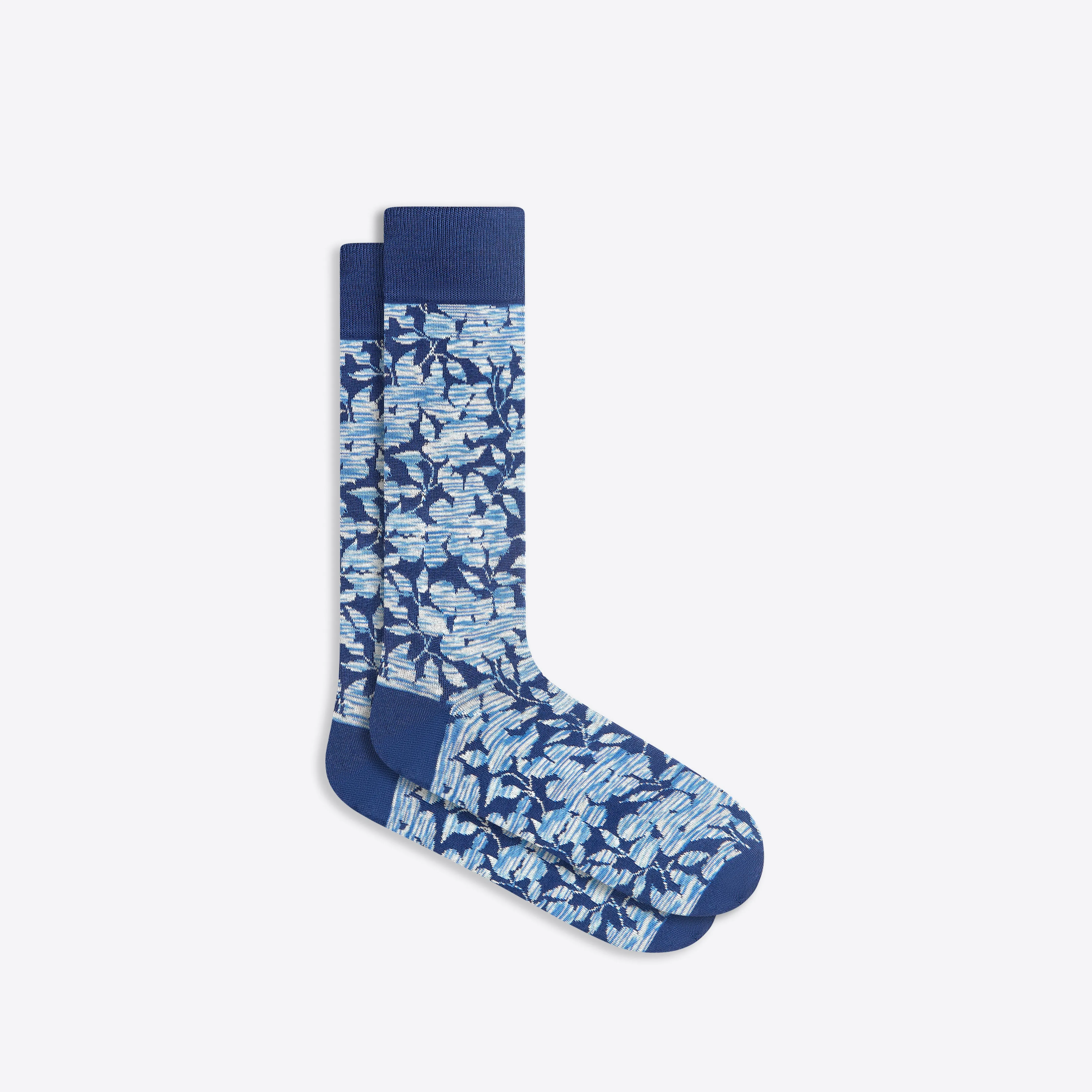 Floral Mid-Calf Socks sold by Bugatchi