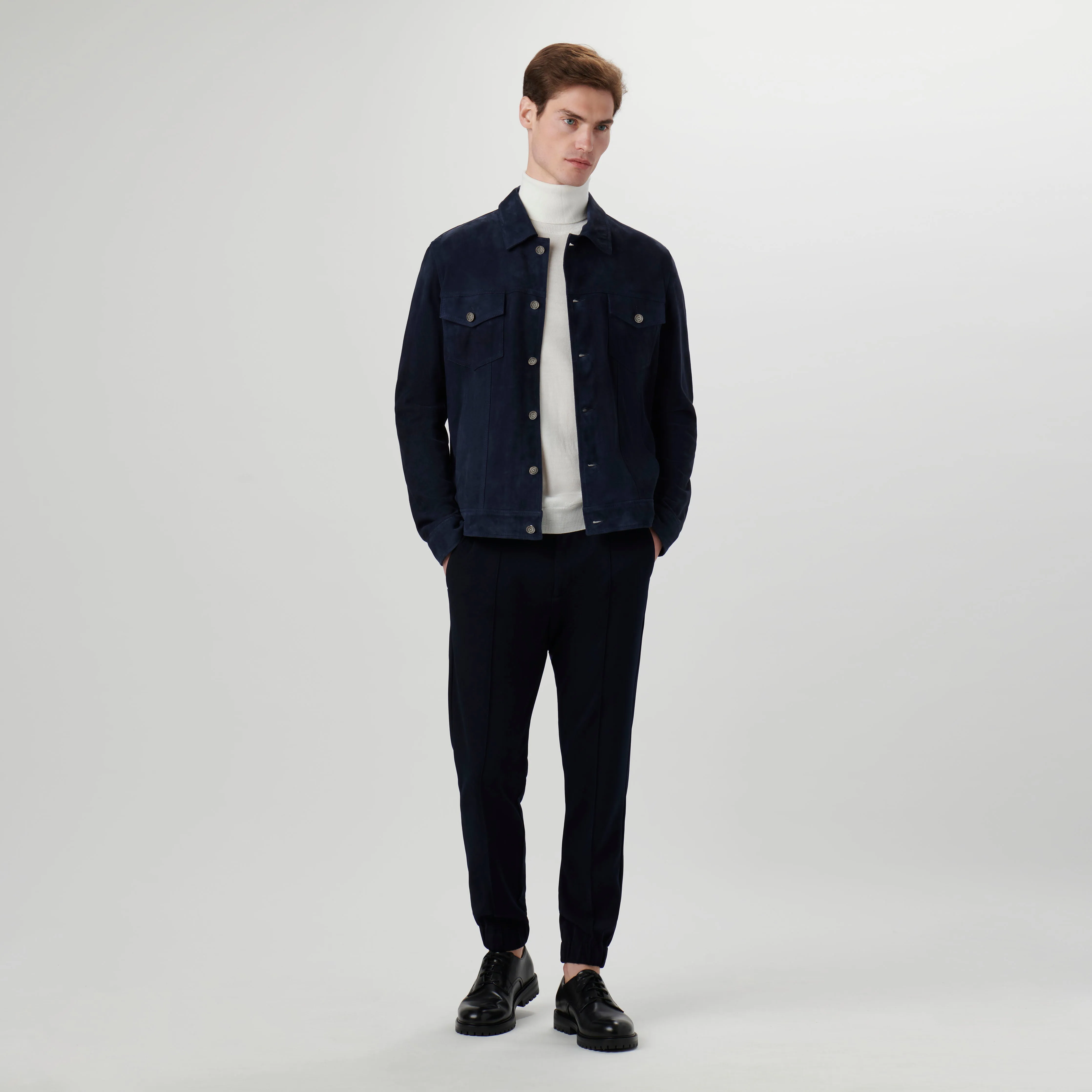 Suede Western Jacket sold by Bugatchi product image thumbnail 5