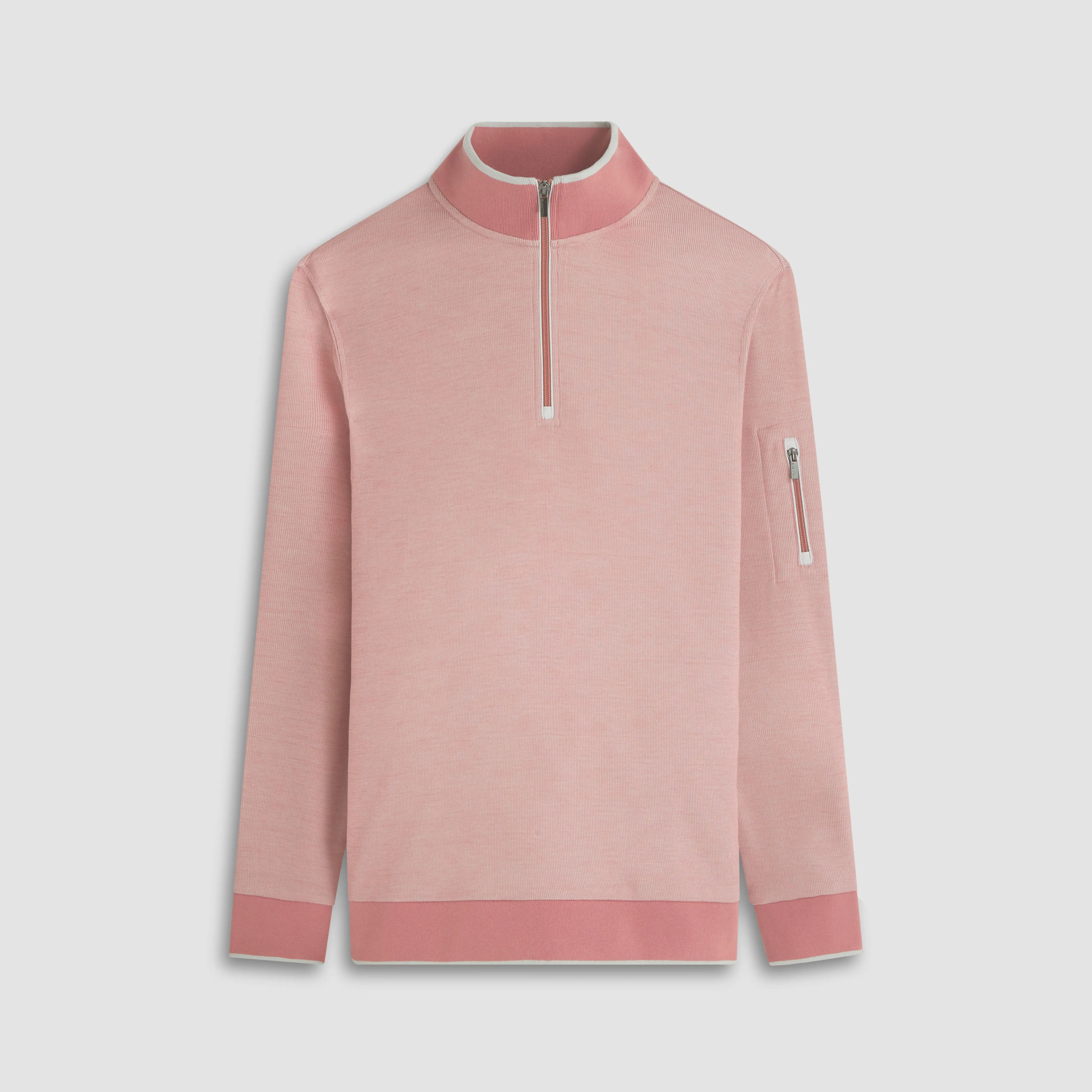 Mini Cable Quarter Zip Pullover sold by Bugatchi