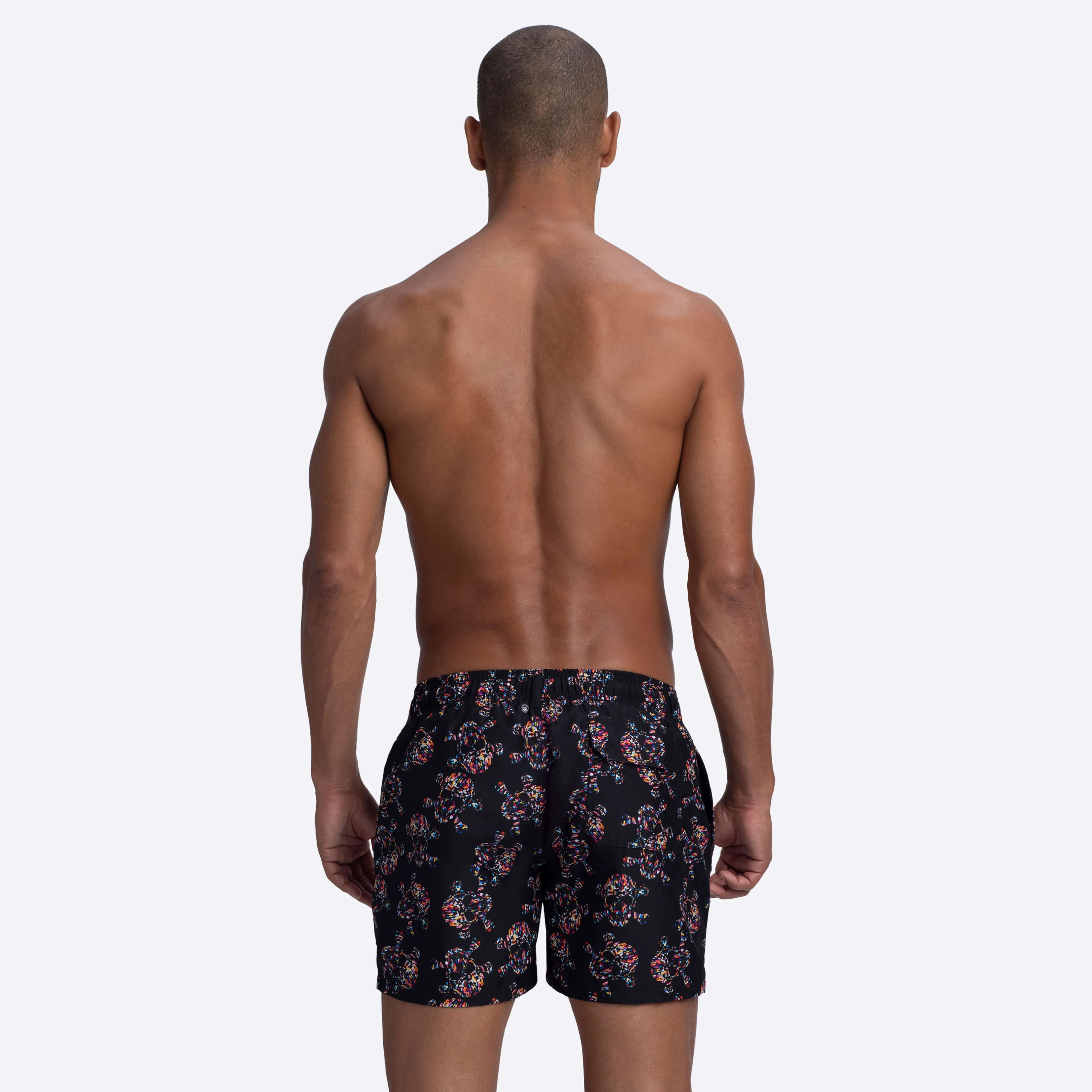 ARCHER Skull Print Swim Trunks sold by Bugatchi product image thumbnail 4