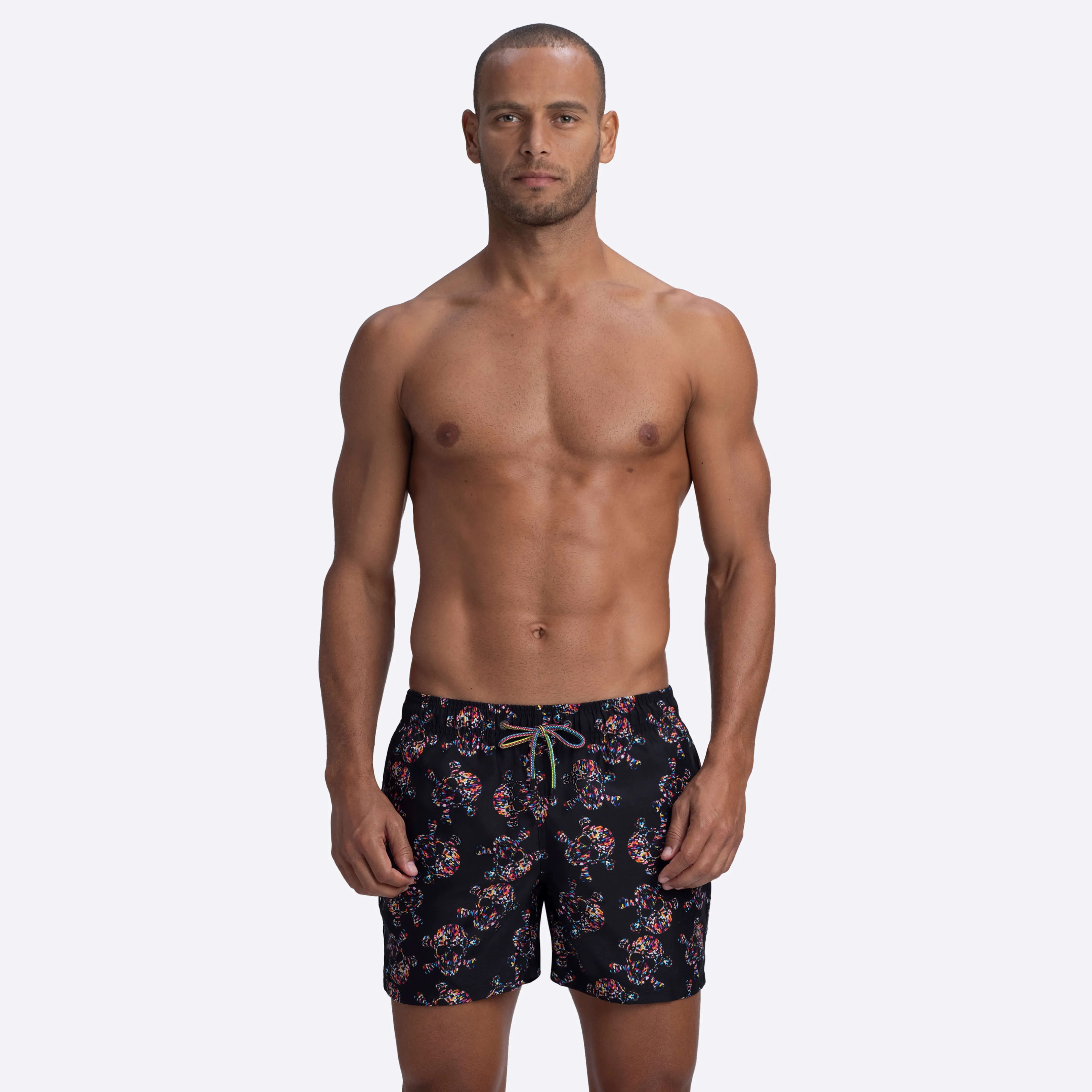 ARCHER Skull Print Swim Trunks sold by Bugatchi product image thumbnail 2