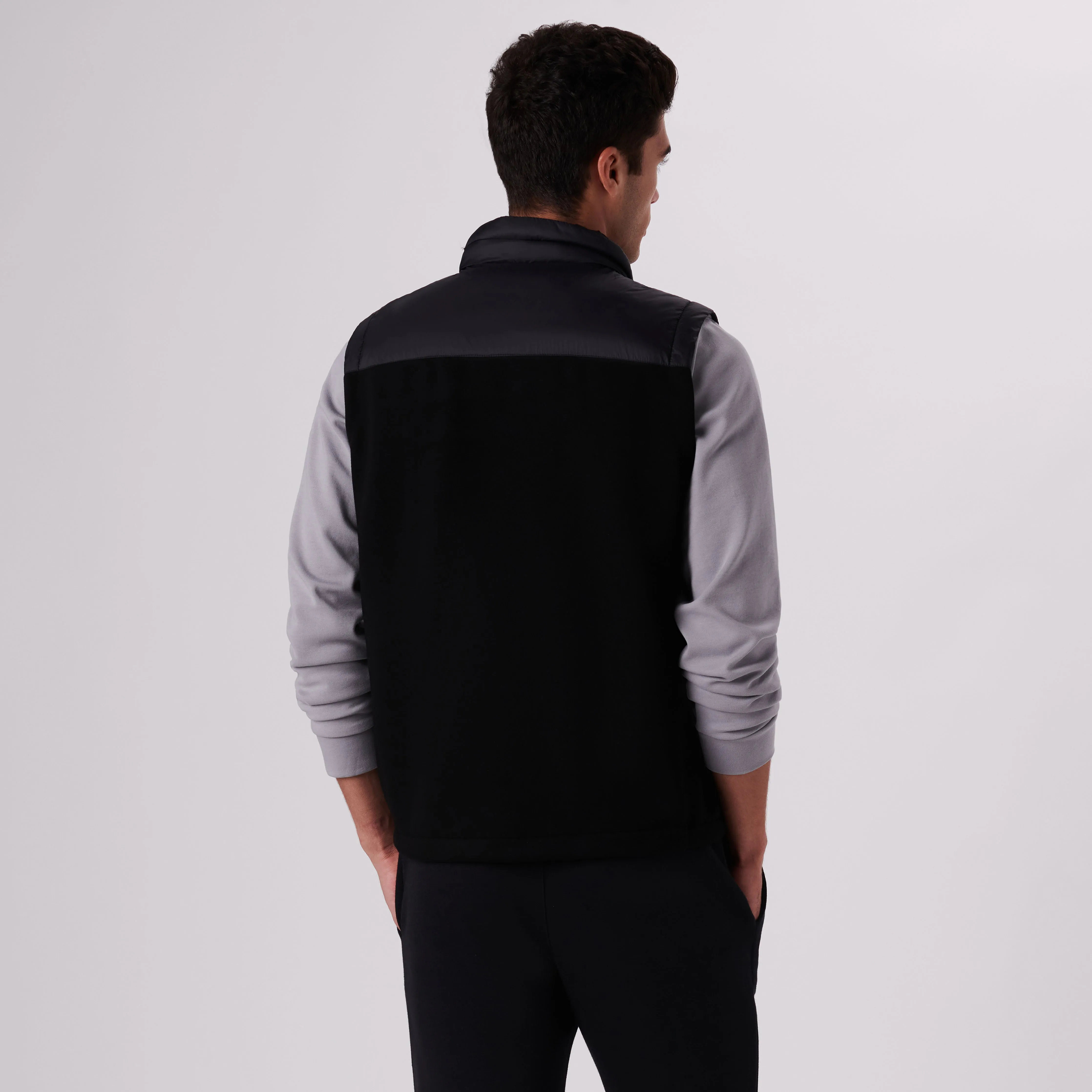Quilted Vest With Knit Back sold by Bugatchi product image thumbnail 4