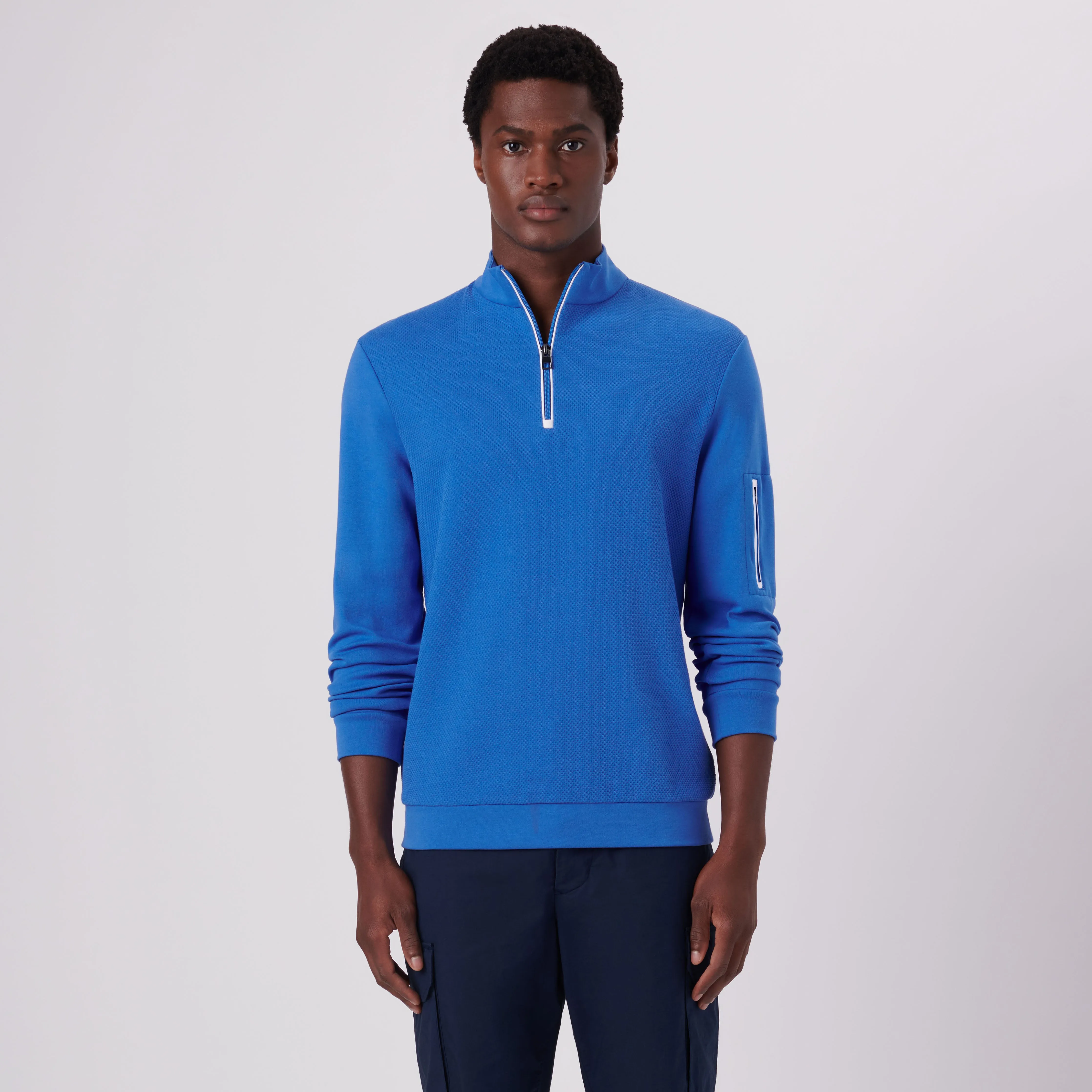 Beehive Quarter-Zip Pullover sold by Bugatchi product image thumbnail 2