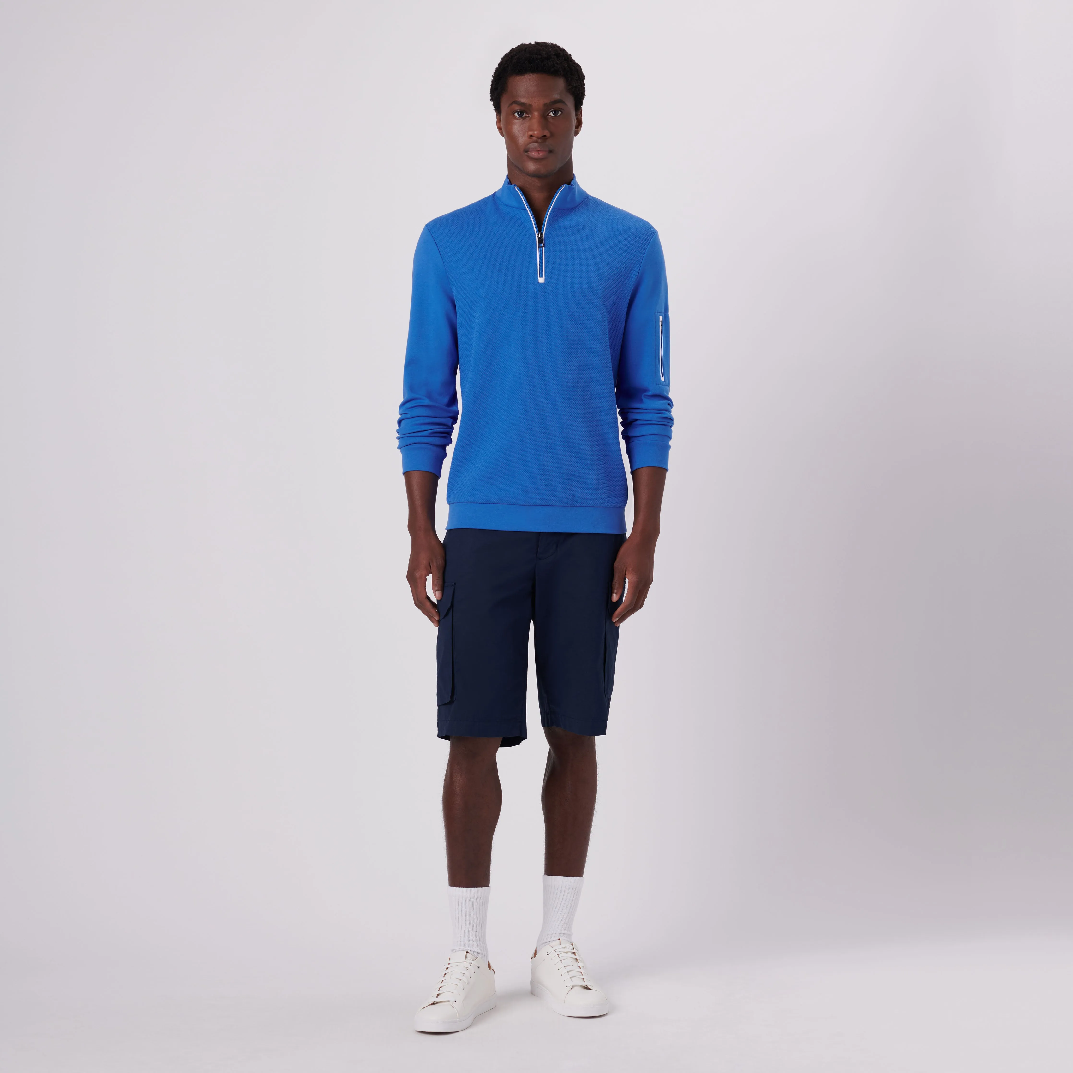 Beehive Quarter-Zip Pullover sold by Bugatchi product image thumbnail 5