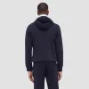 Soft Touch Performance Zip-Up Jacket With Hood sold by Bugatchi