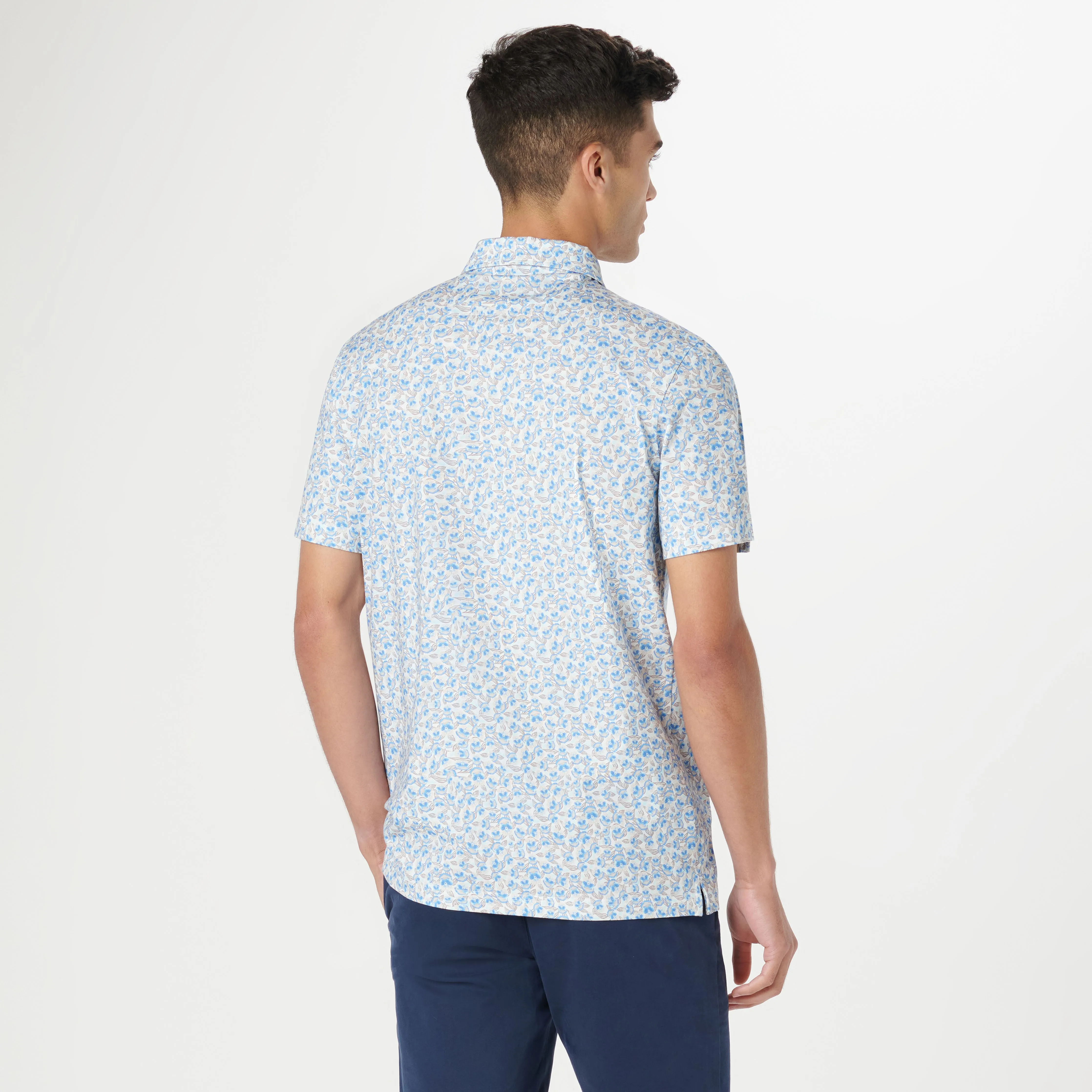 Victor Floral OoohCotton Polo sold by Bugatchi product image thumbnail 4