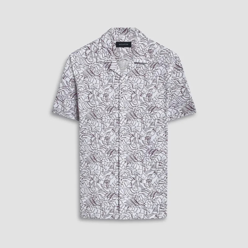 Cole Abstract OoohCotton Camp Shirt sold by Bugatchi