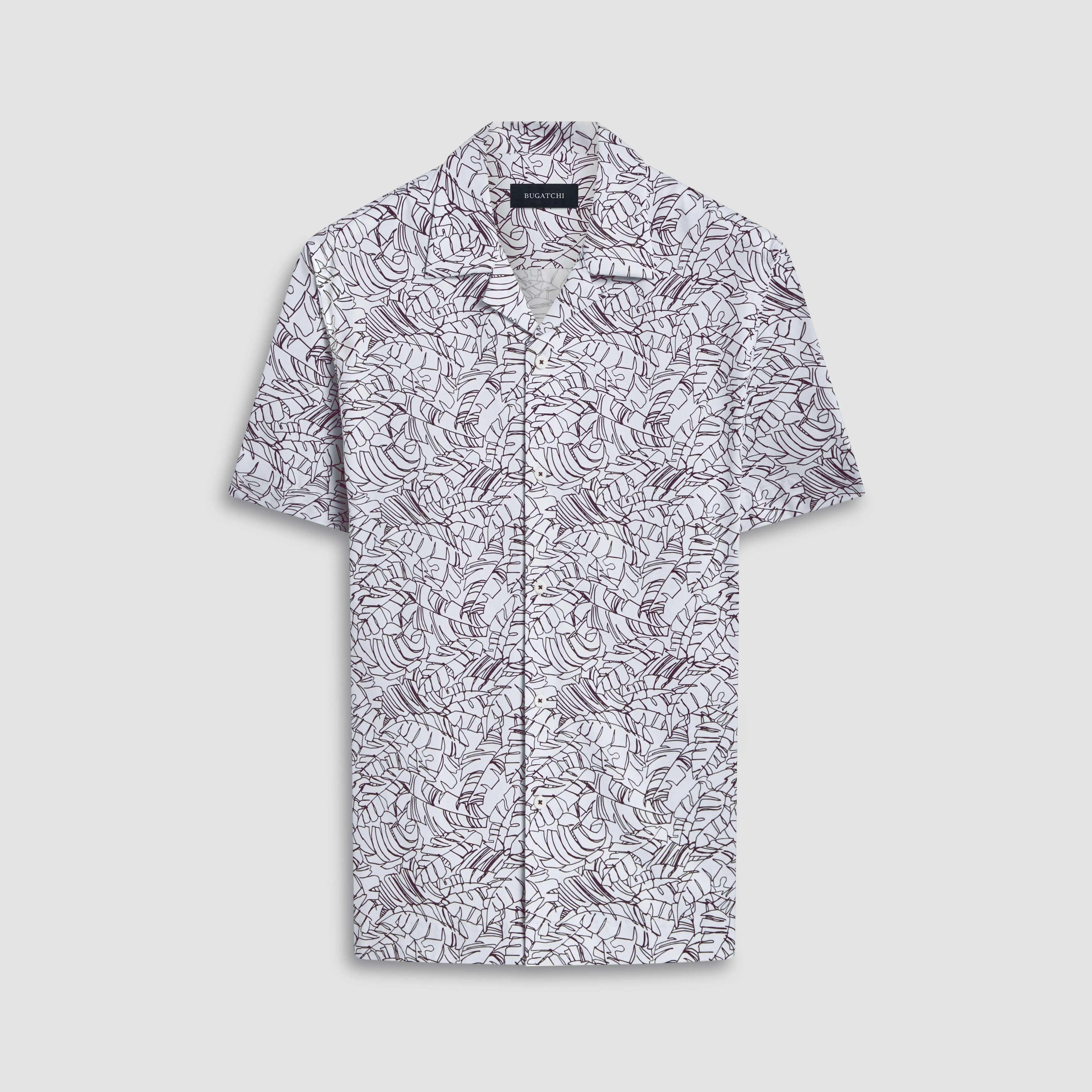 Cole Abstract OoohCotton Camp Shirt sold by Bugatchi