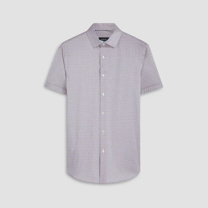 Miles Abstract Print OoohCotton Short Sleeve Shirt sold by Bugatchi