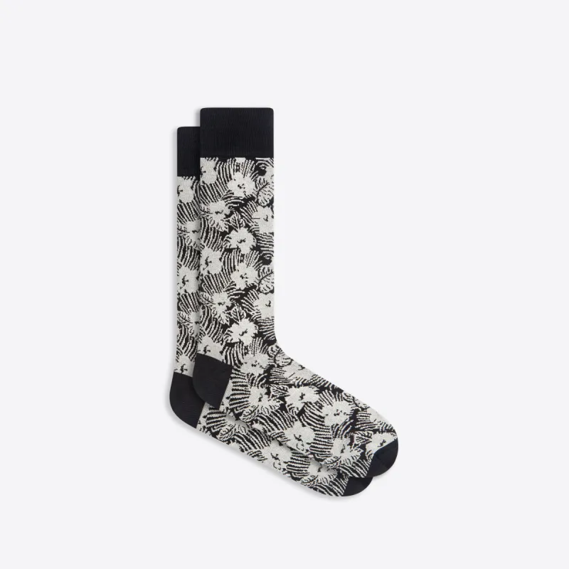 Floral Mid-Calf Socks sold by Bugatchi