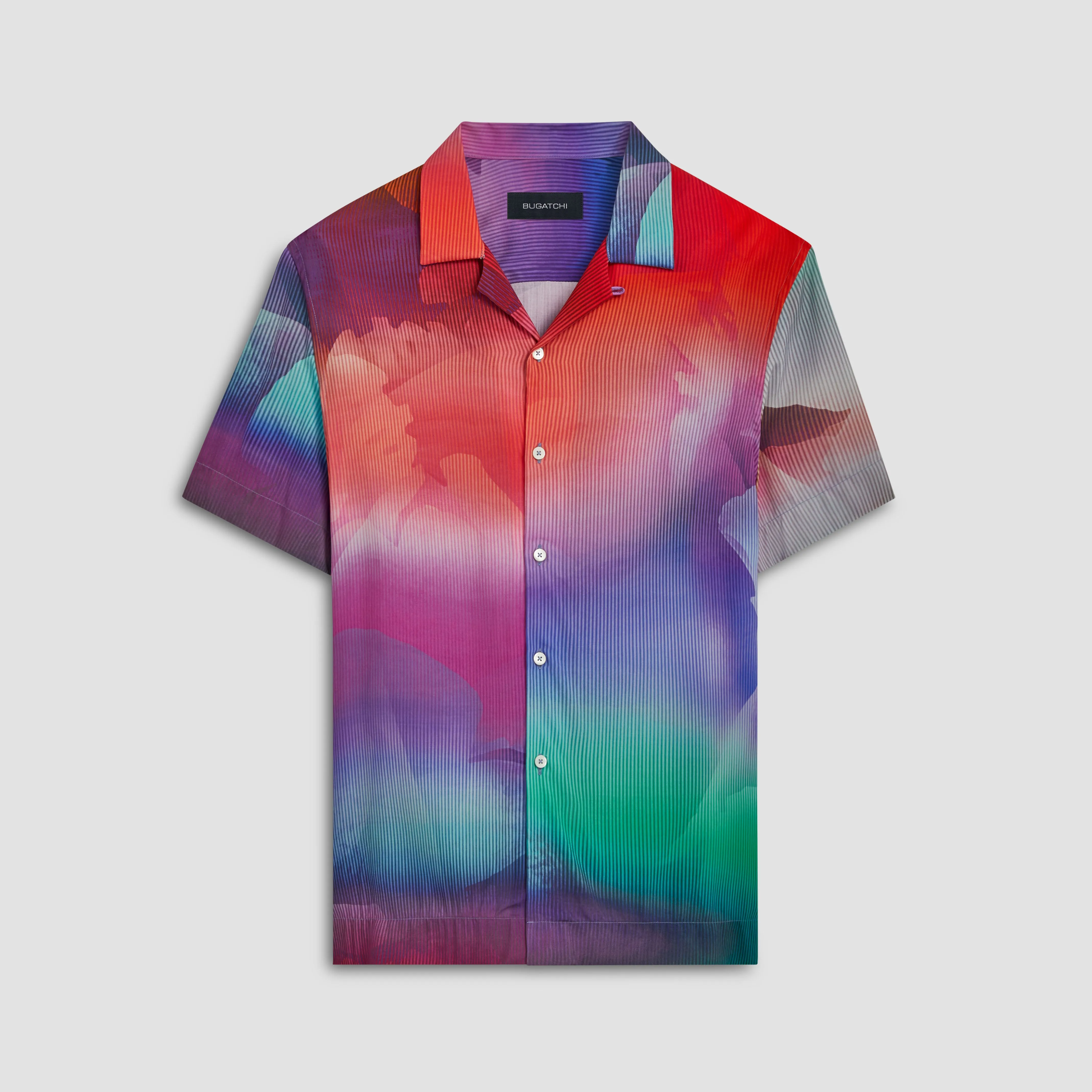 Jackson Multi Pin Stripe Short Sleeve Shirt sold by Bugatchi