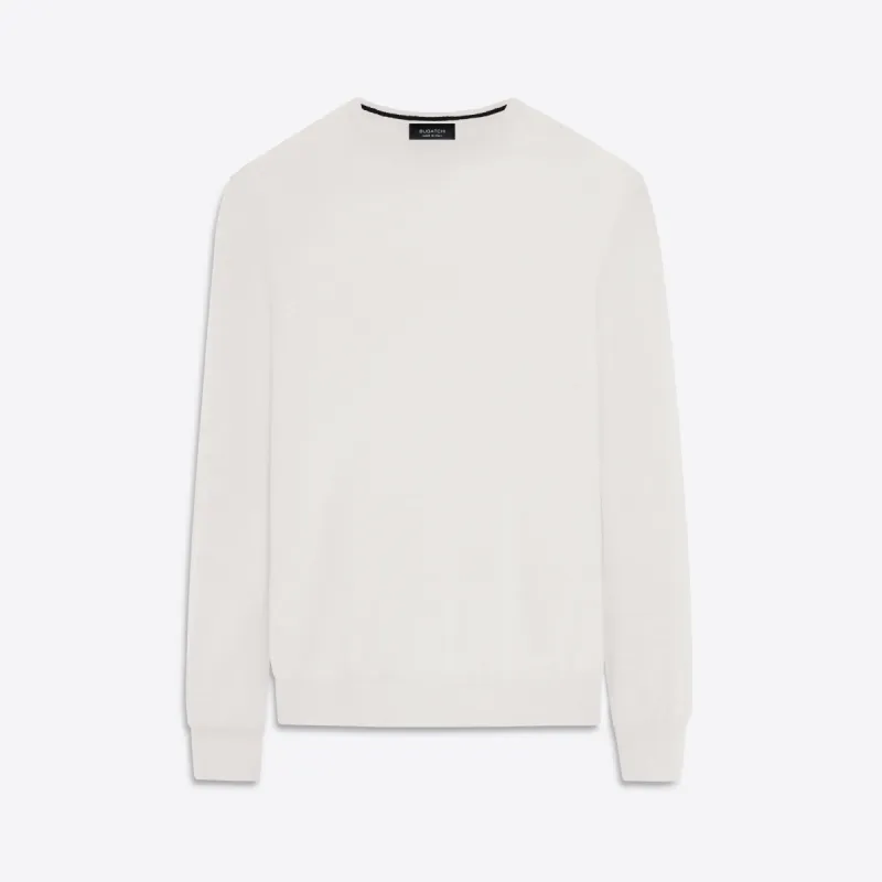 Super Merino Crew Neck Solid Sweater sold by Bugatchi