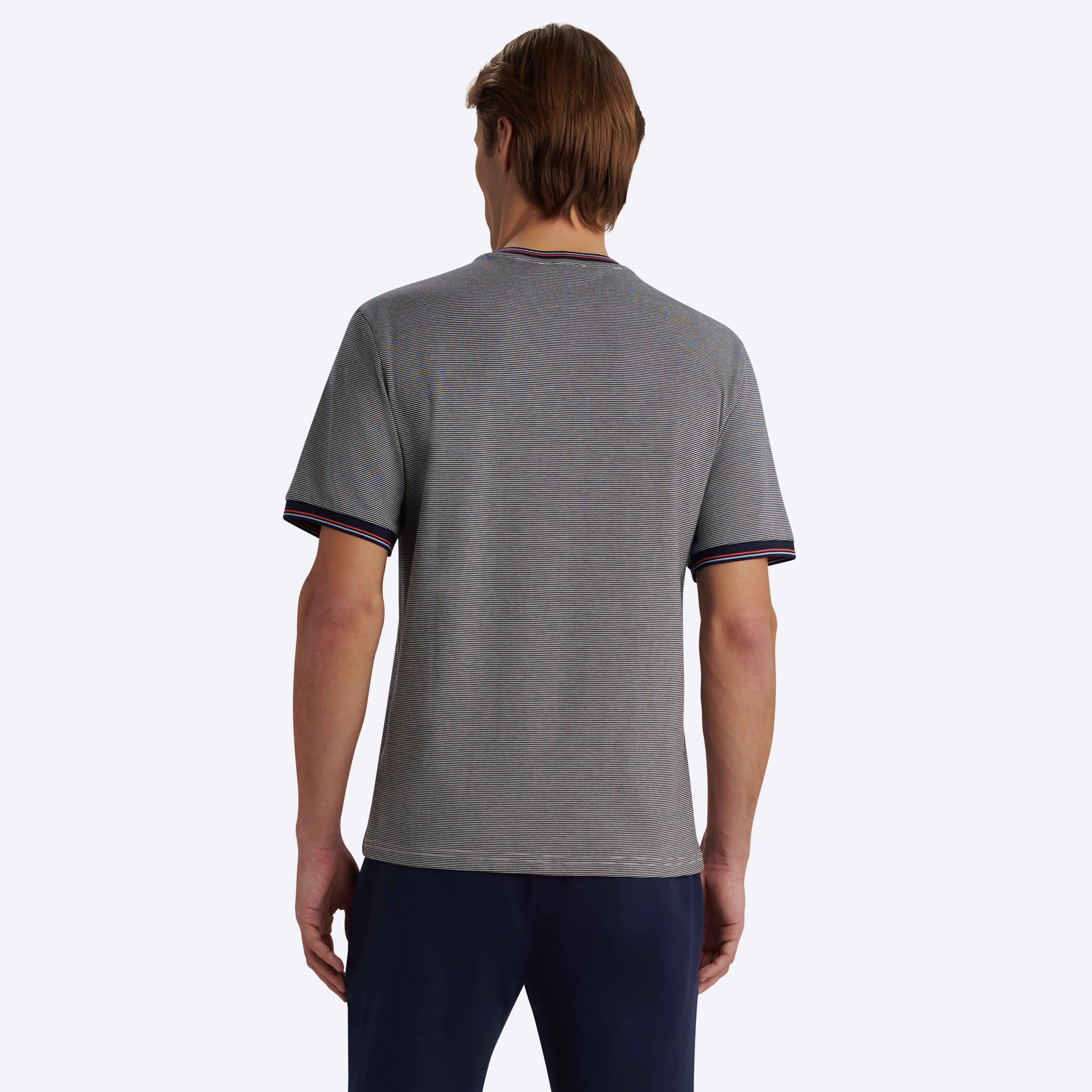 Short Sleeve Crew Neck T-Shirt sold by Bugatchi product image thumbnail 4