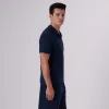Towelling French Terry Johnny Collar Polo sold by Bugatchi