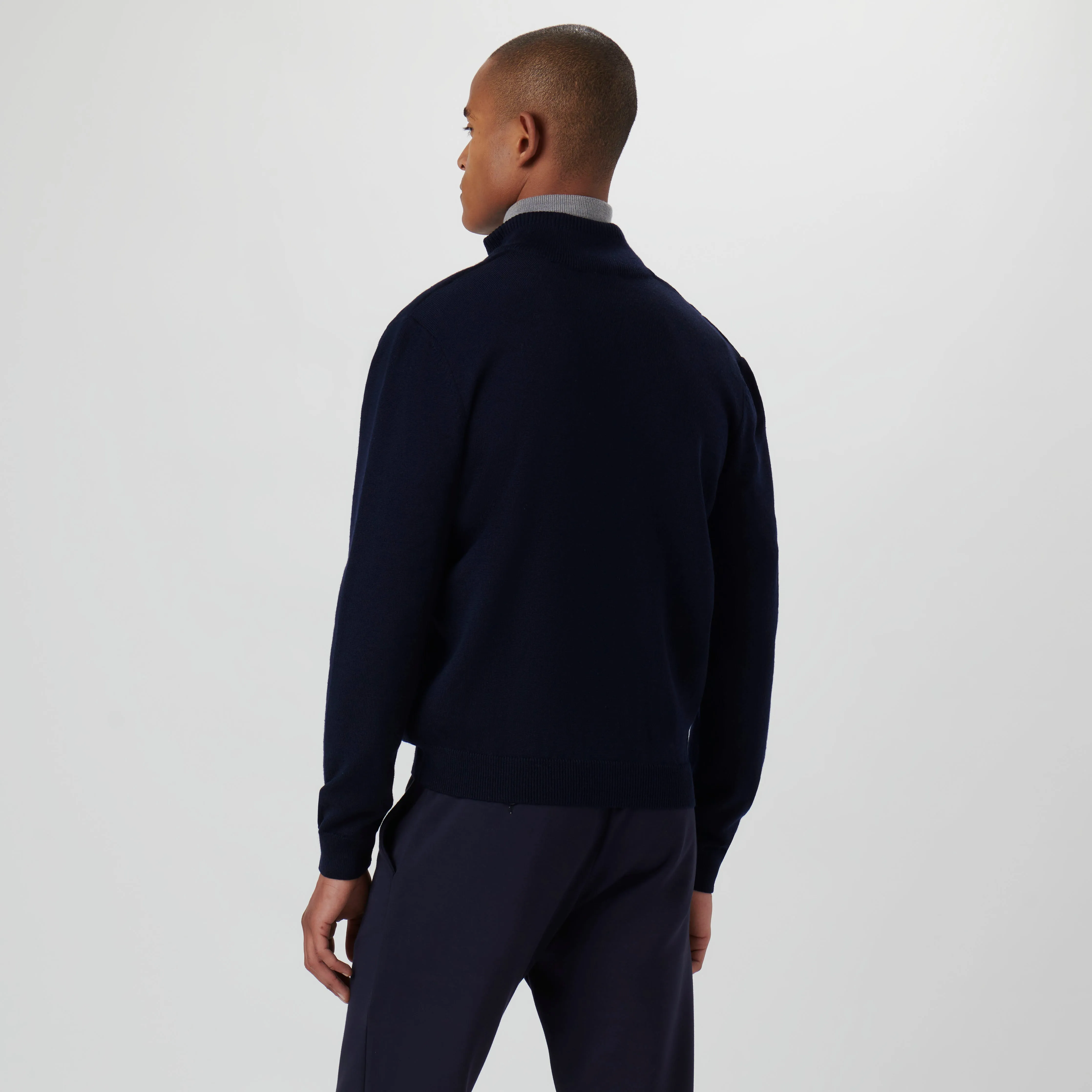 Solid Sweater Jacket sold by Bugatchi product image thumbnail 4
