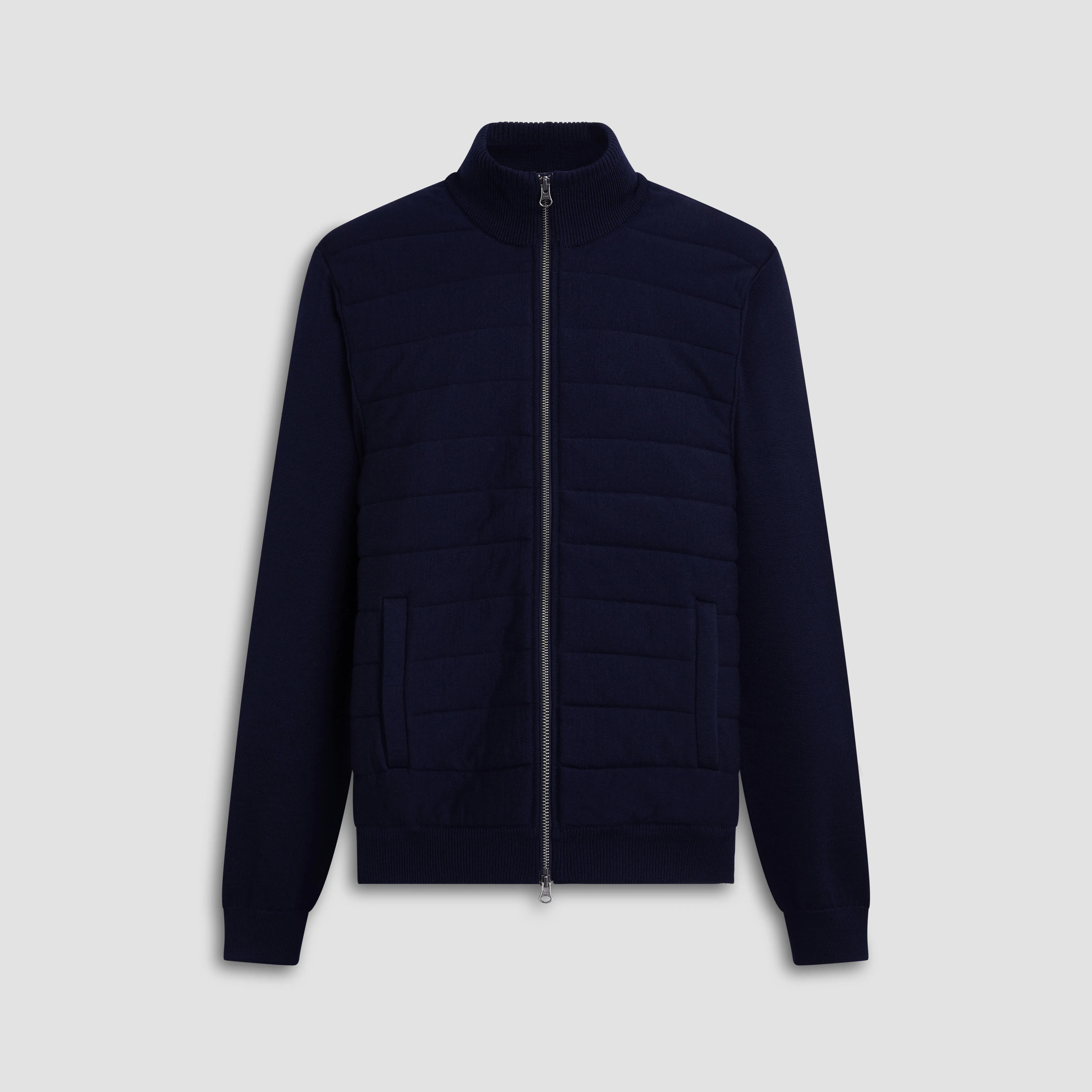 Solid Sweater Jacket sold by Bugatchi