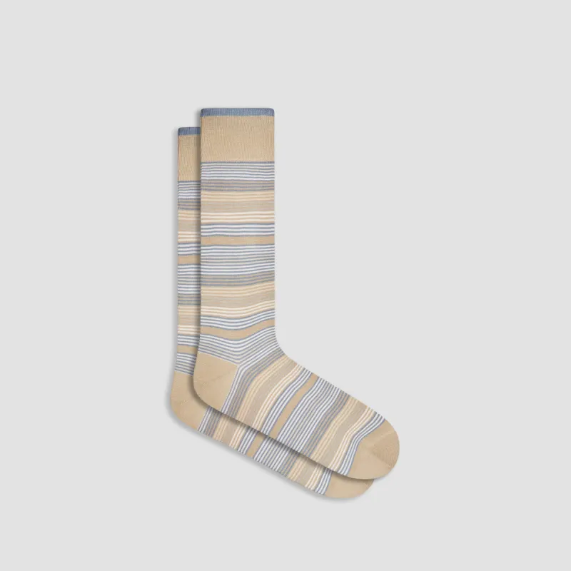 Striped Mid-Calf Socks sold by Bugatchi