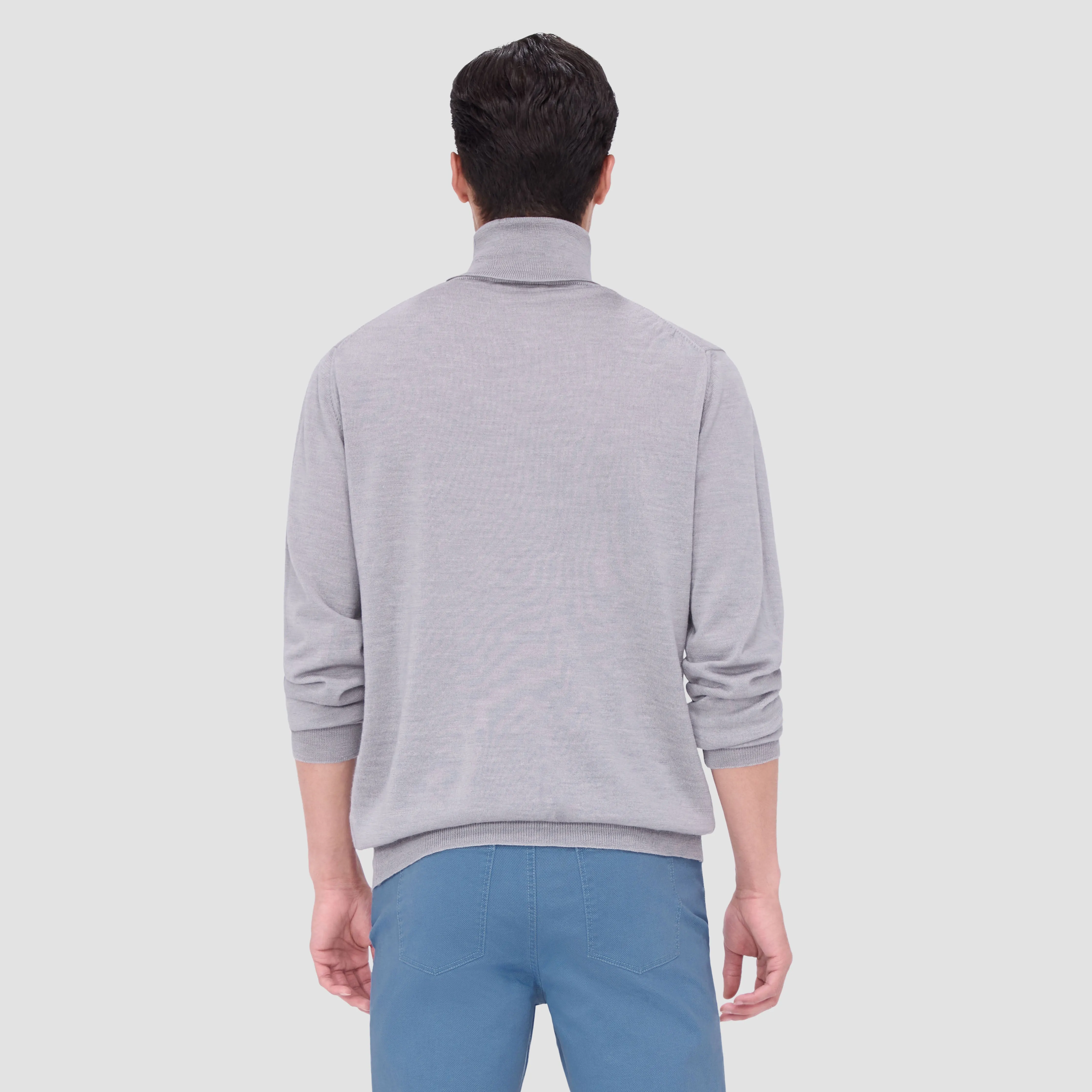 Sawyer Turtleneck Super Merino Sweater sold by Bugatchi product image thumbnail 4