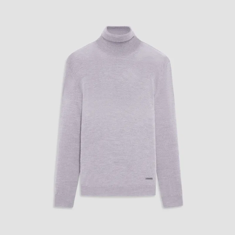 Sawyer Turtleneck Super Merino Sweater sold by Bugatchi