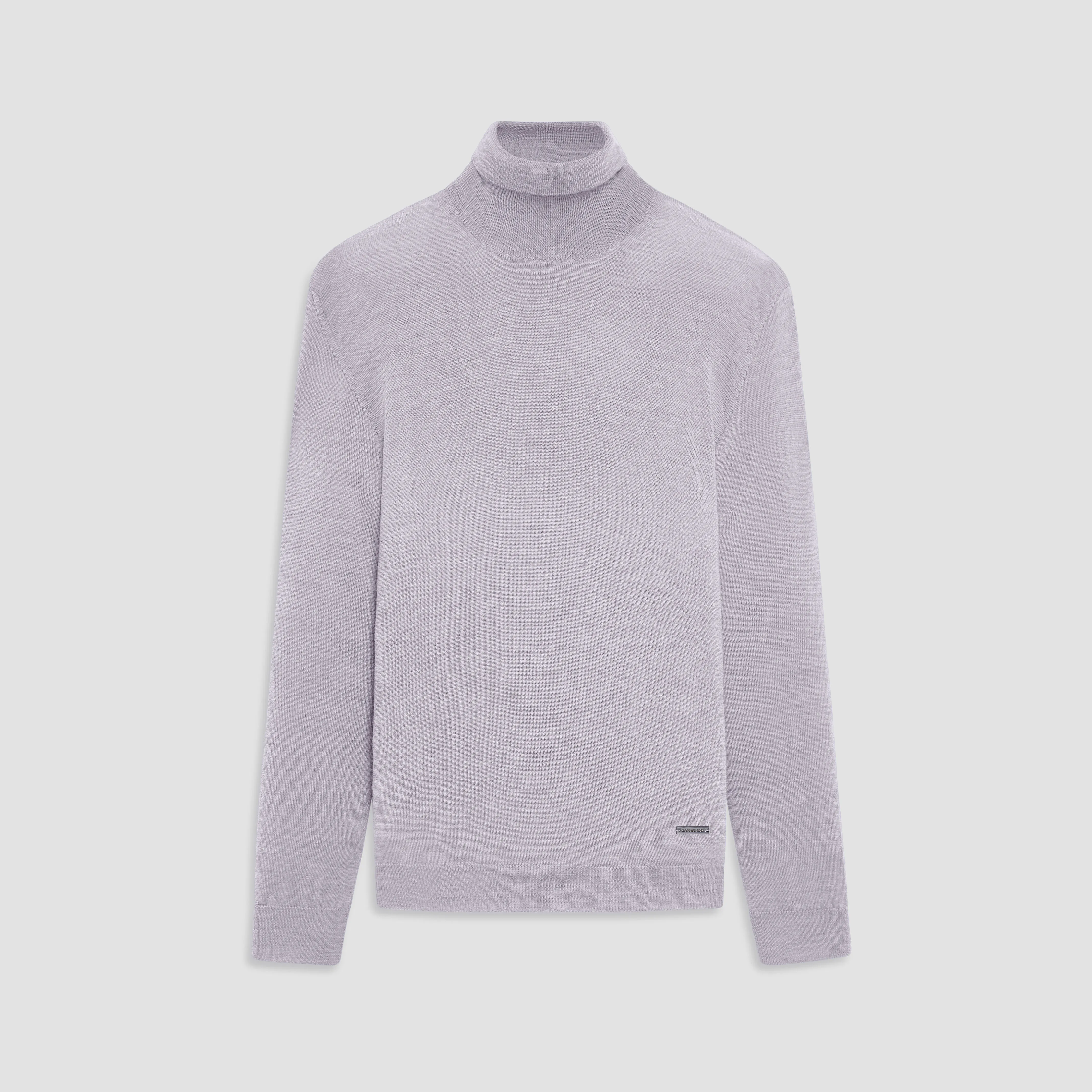 Sawyer Turtleneck Super Merino Sweater sold by Bugatchi