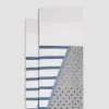 Stripe and Dot Mid-Calf Socks sold by Bugatchi