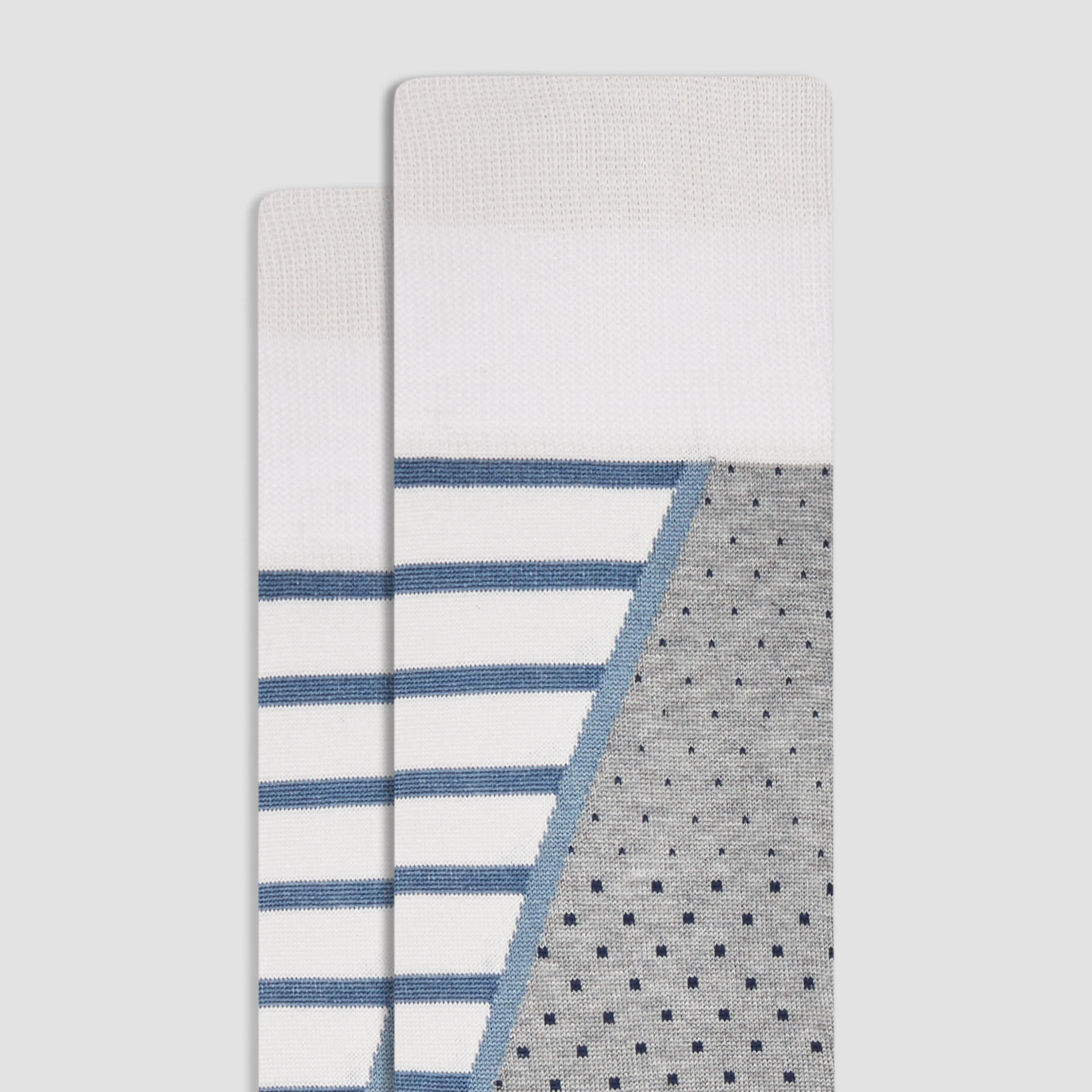 Stripe and Dot Mid-Calf Socks sold by Bugatchi product image thumbnail 2