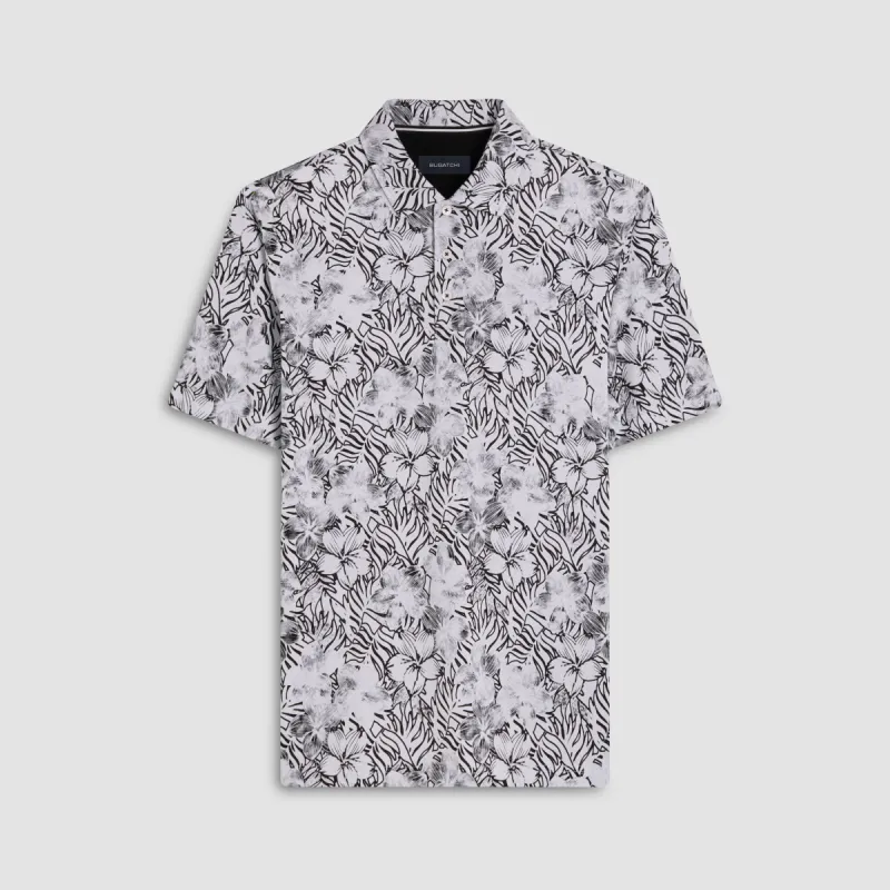 Hendrix Floral Polo Shirt sold by Bugatchi