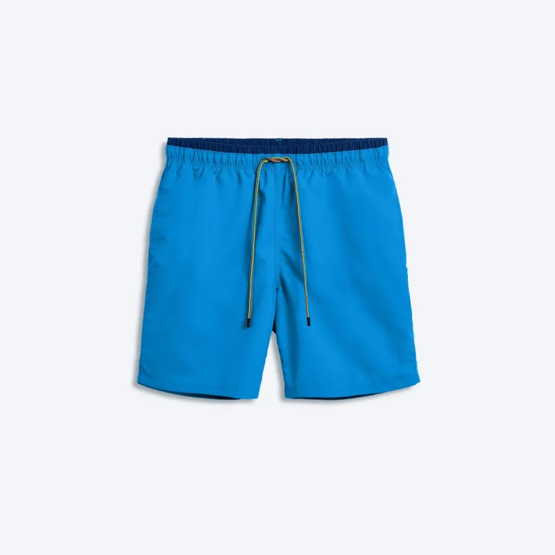 QUINN Solid Swim Trunks sold by Bugatchi