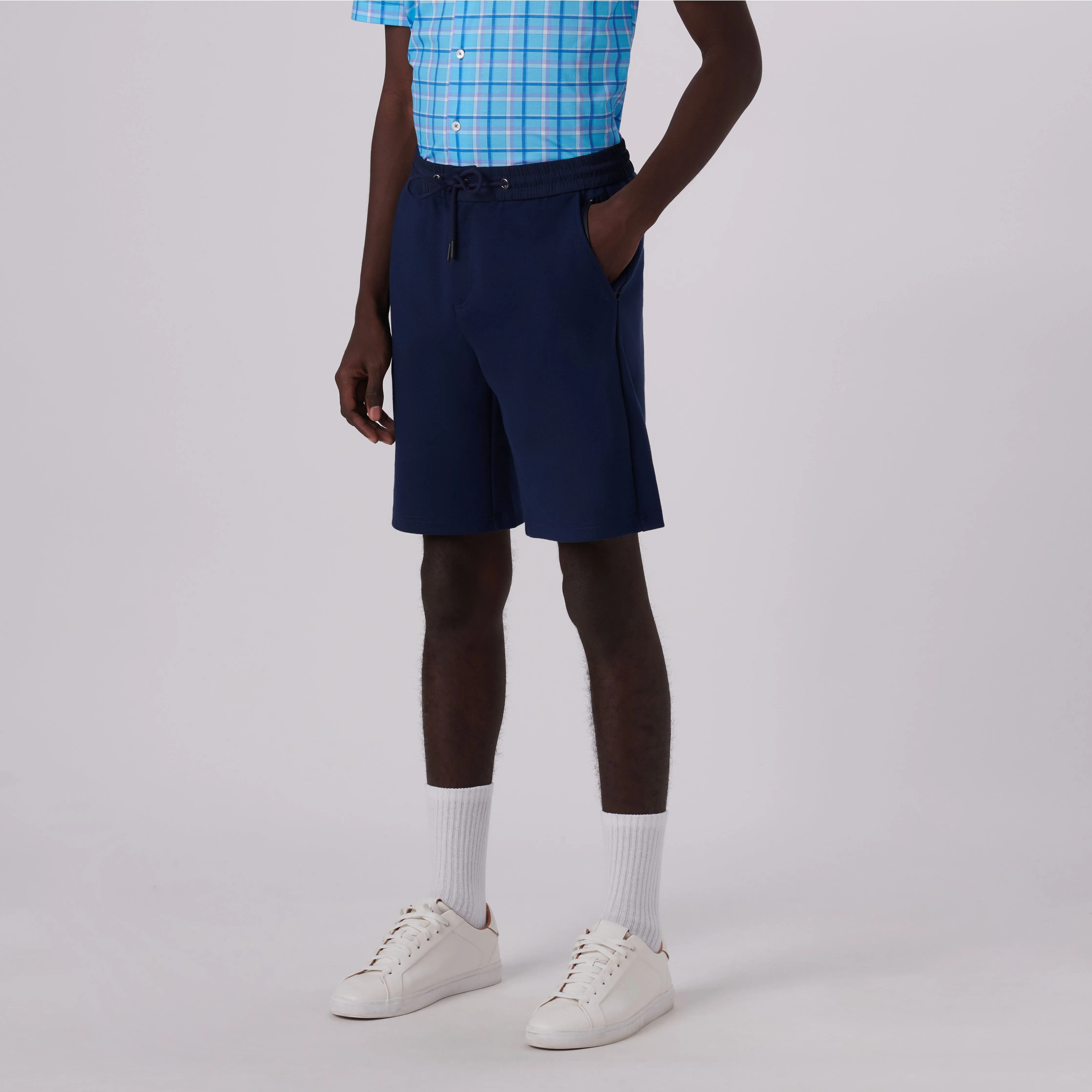 Flat Front Knit Bermuda Shorts sold by Bugatchi product image thumbnail 3