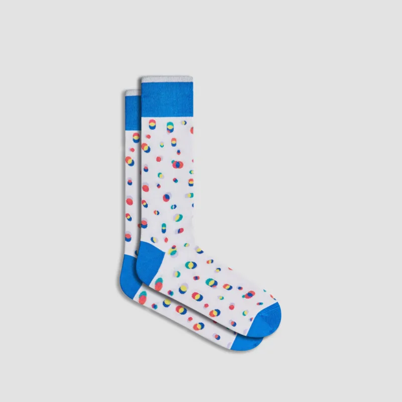 Geometric Mid-Calf Socks sold by Bugatchi
