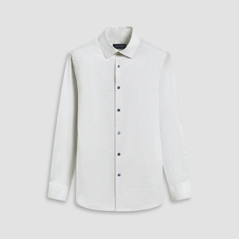 James Geometric OoohCotton Shirt sold by Bugatchi