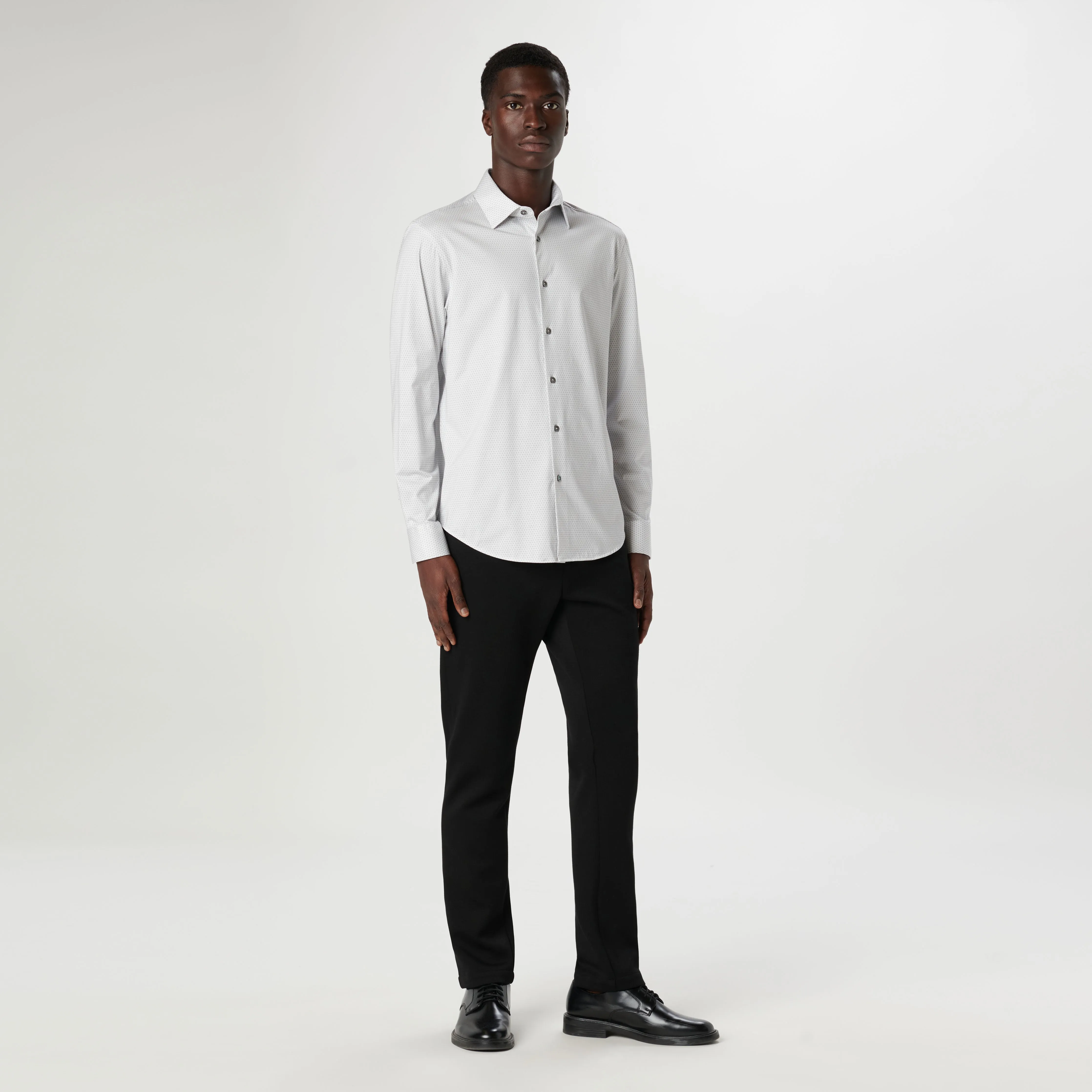 James Geometric OoohCotton Shirt sold by Bugatchi product image thumbnail 5