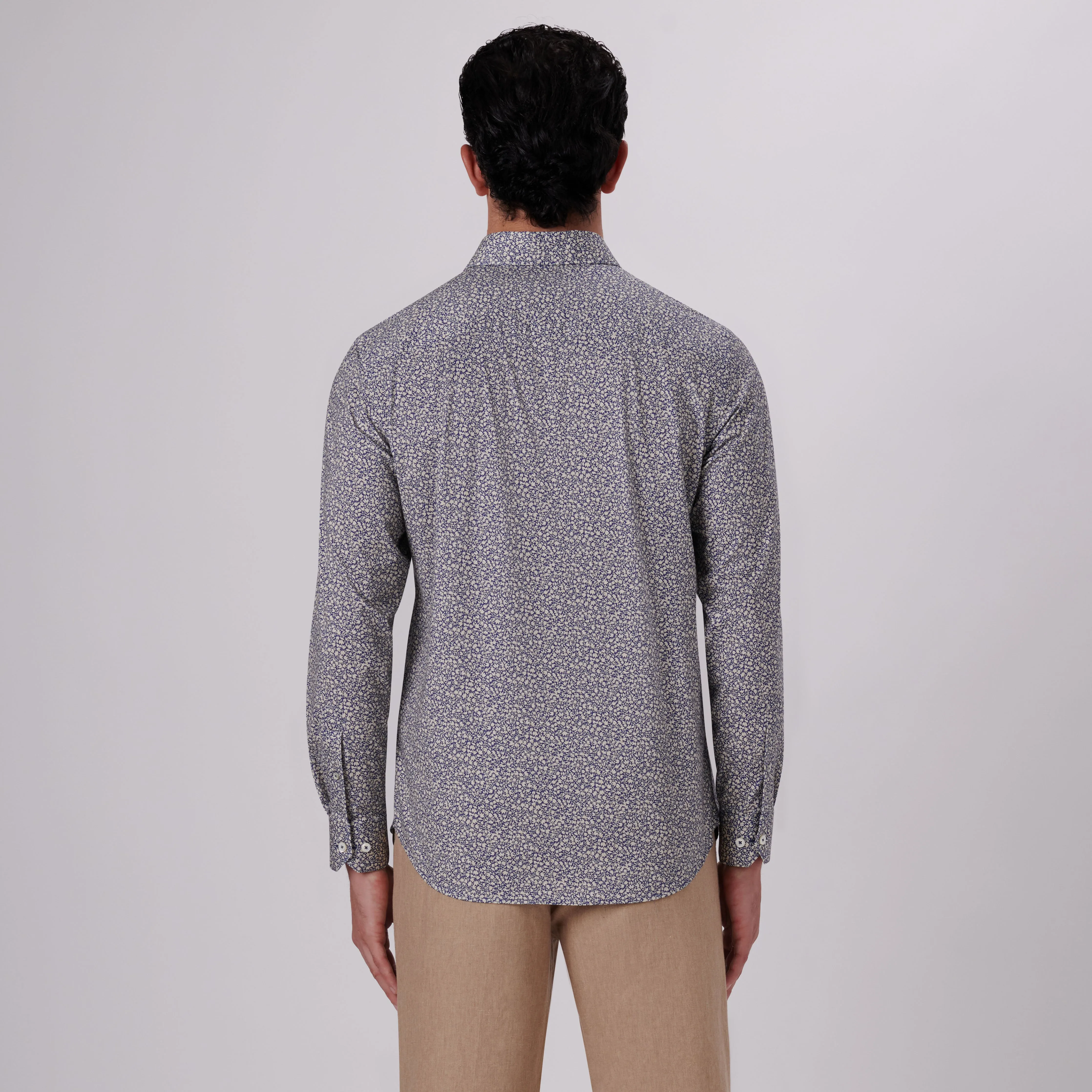 James Floral Print OoohCotton Shirt sold by Bugatchi product image thumbnail 5