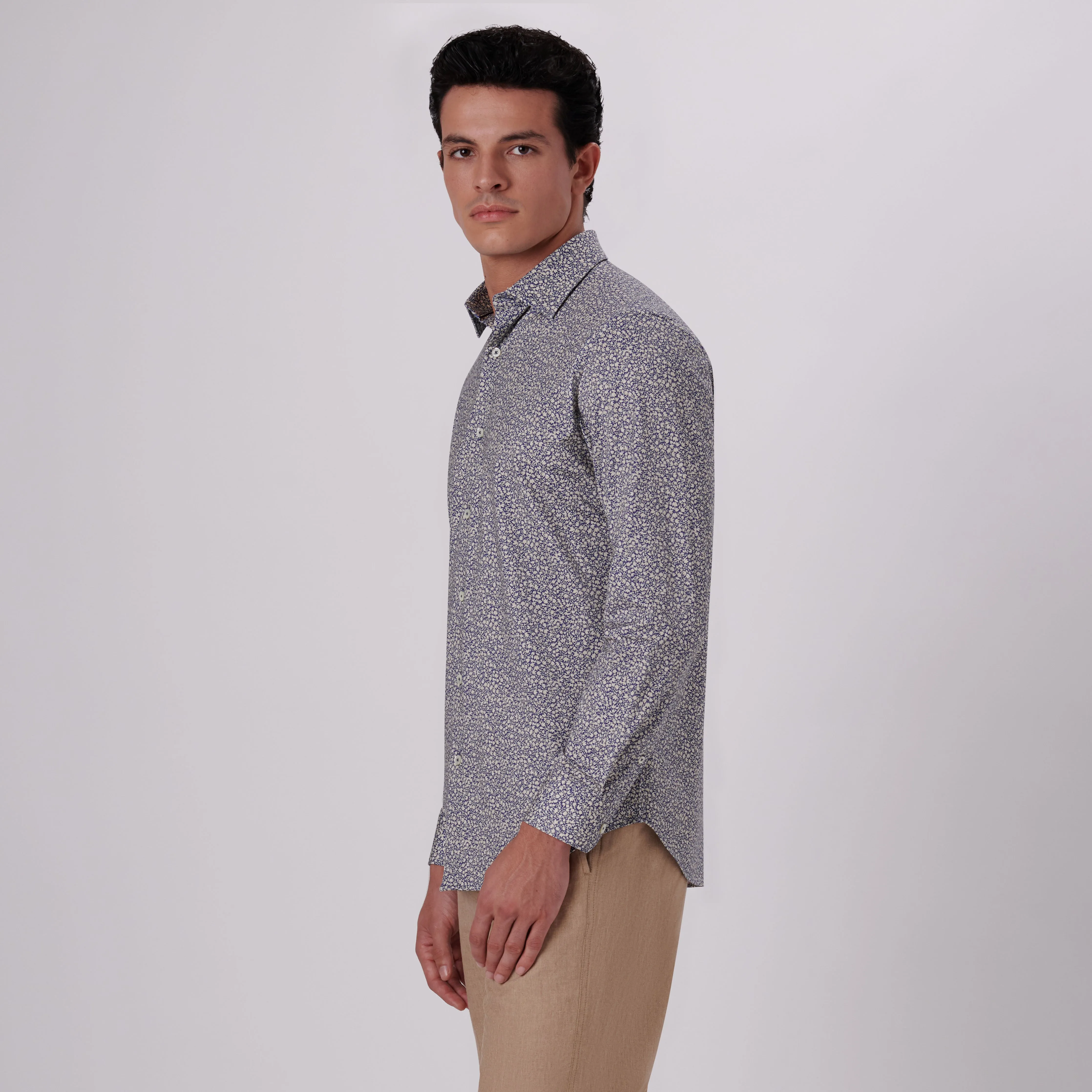 James Floral Print OoohCotton Shirt sold by Bugatchi product image thumbnail 4