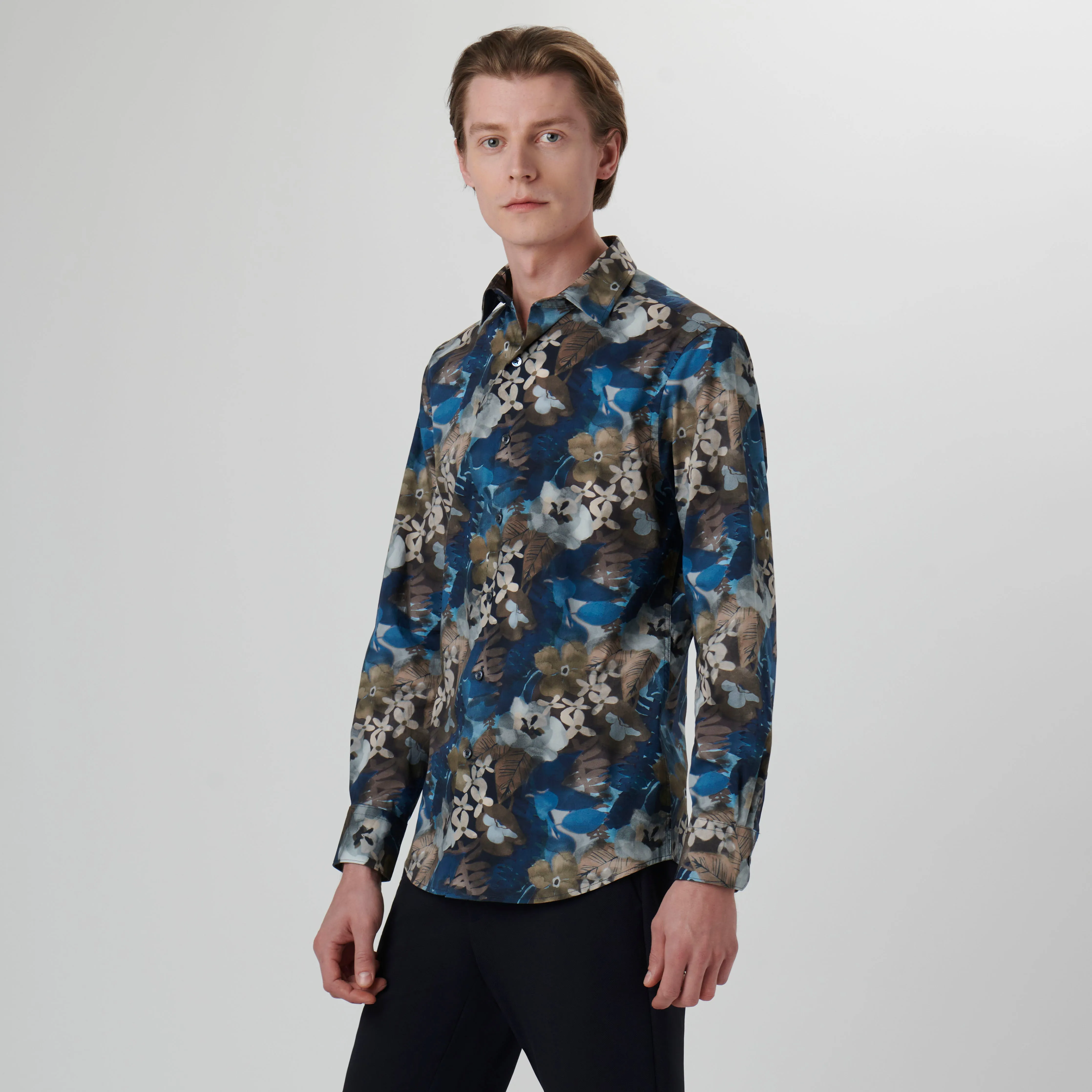 Julian Floral Shirt sold by Bugatchi product image thumbnail 4