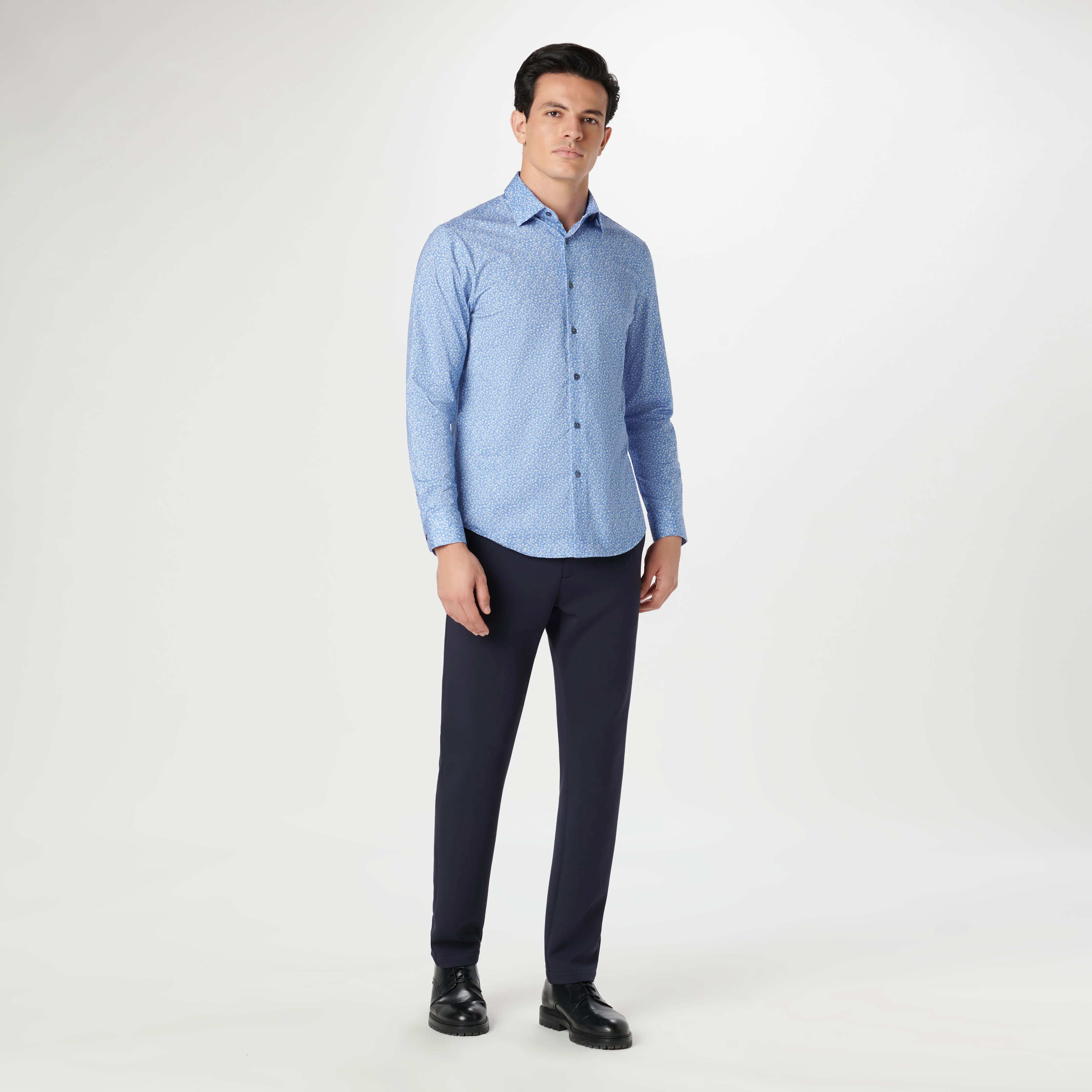 James Leaf Print OoohCotton Shirt sold by Bugatchi product image thumbnail 5