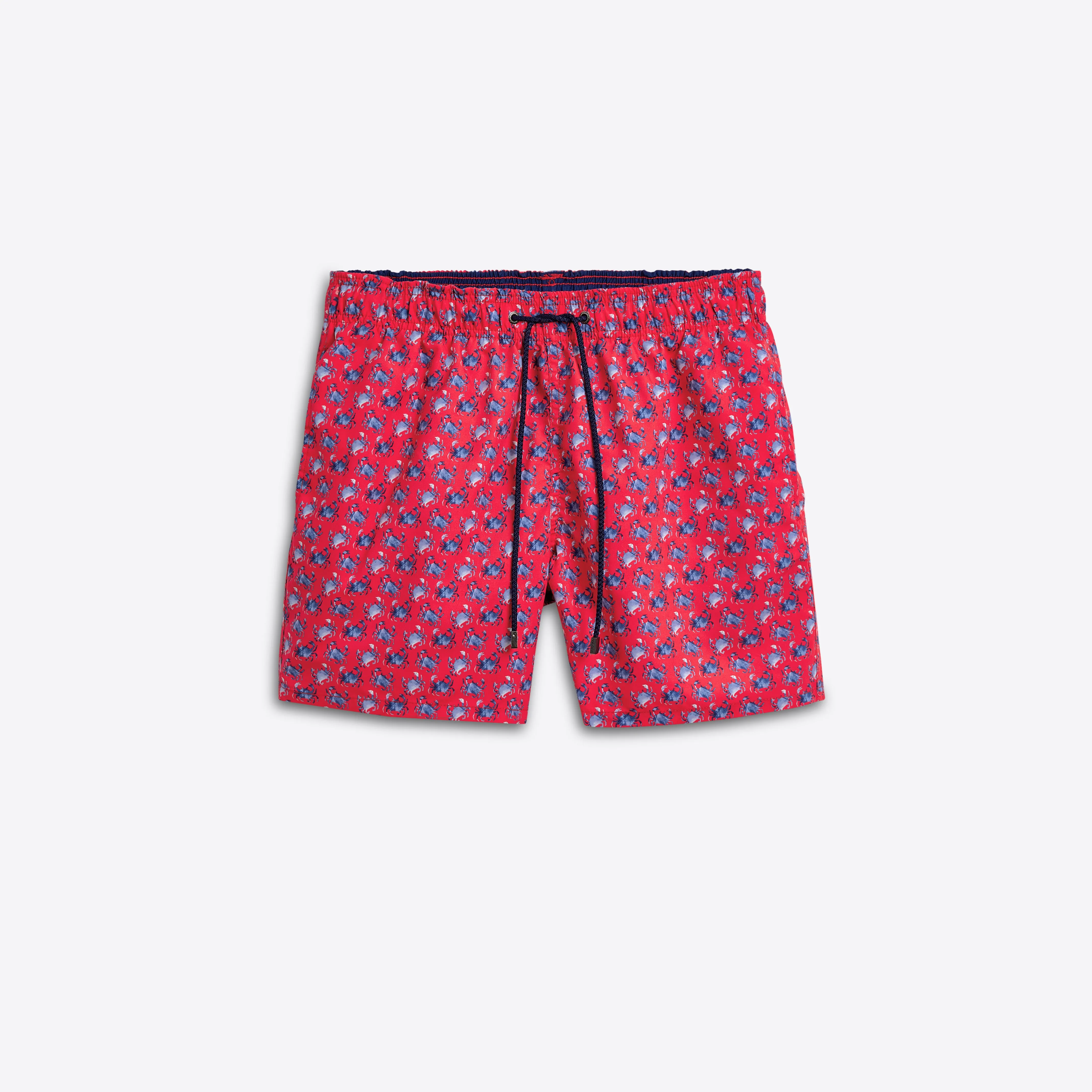 LENOX Crab Print Swim Trunks sold by Bugatchi