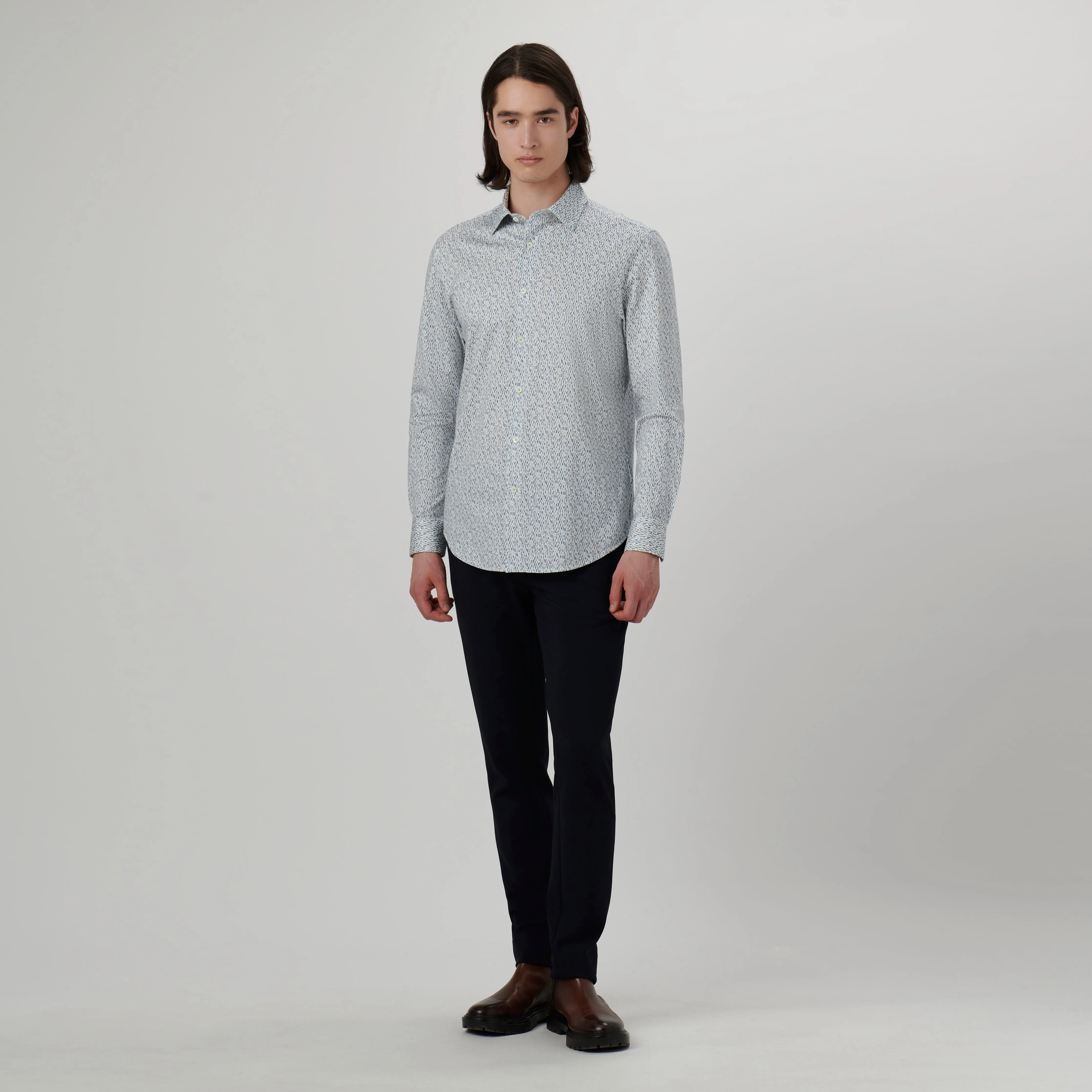 James Abstract OoohCotton Shirt sold by Bugatchi product image thumbnail 5