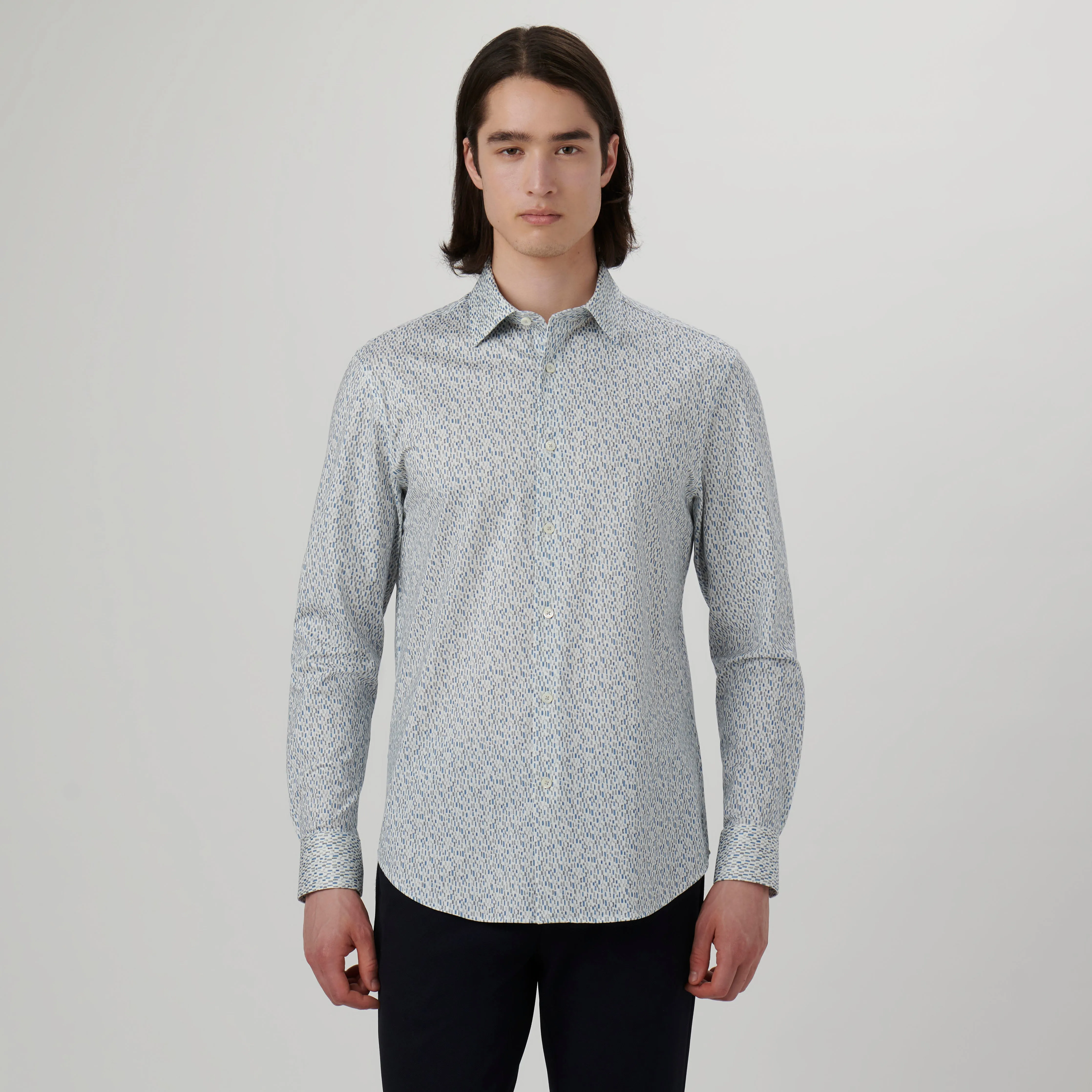 James Abstract OoohCotton Shirt sold by Bugatchi product image thumbnail 2