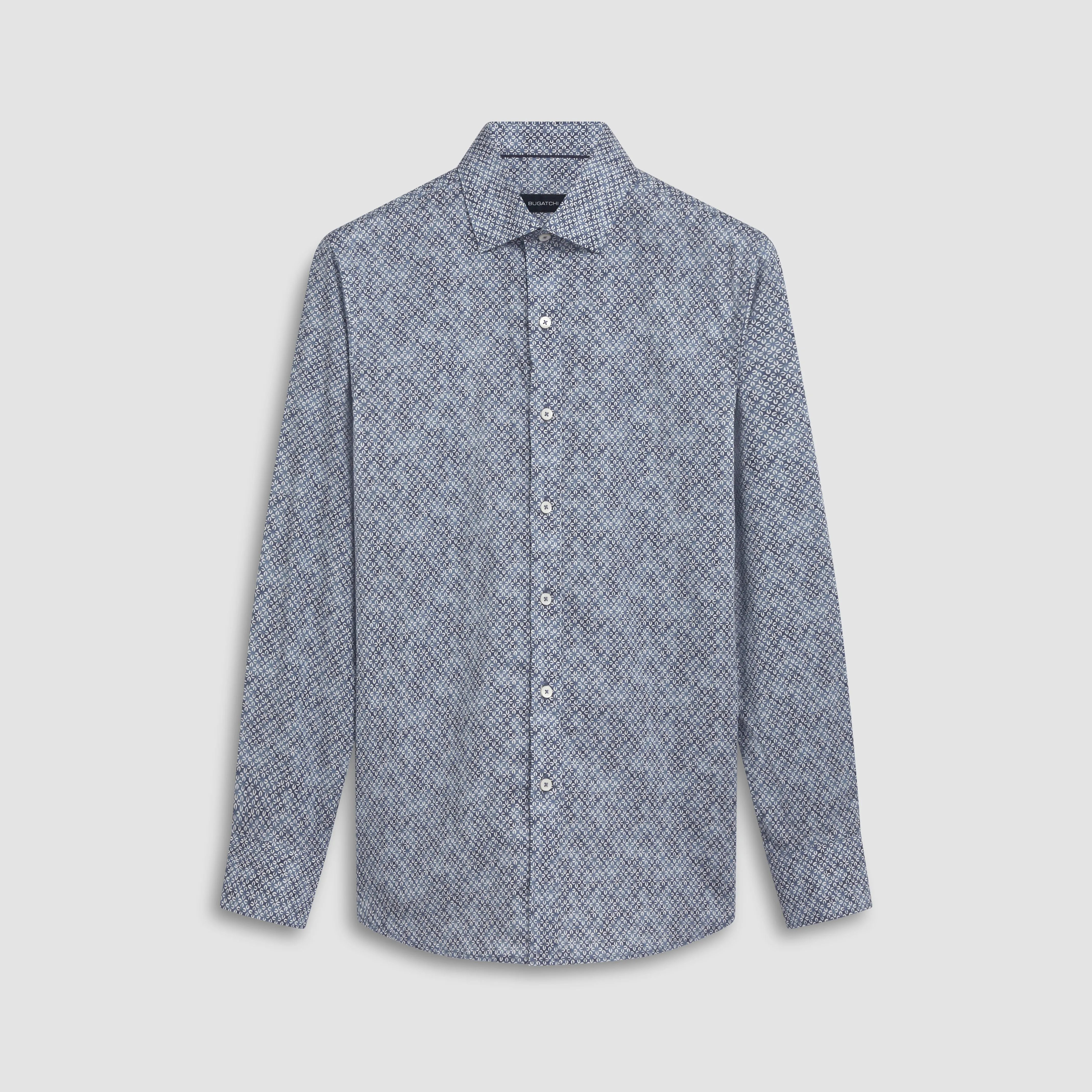 Axel Geometric Print Shirt sold by Bugatchi